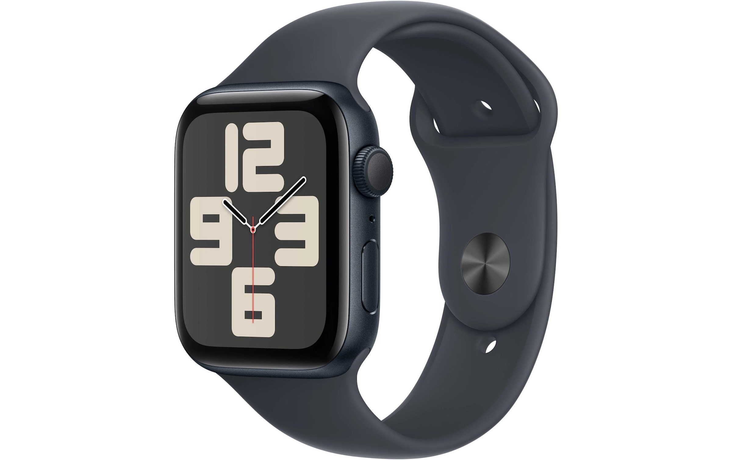 Apple Watch SE (2024), 44 mm, GPS, Sport Band M/L, Mitternacht