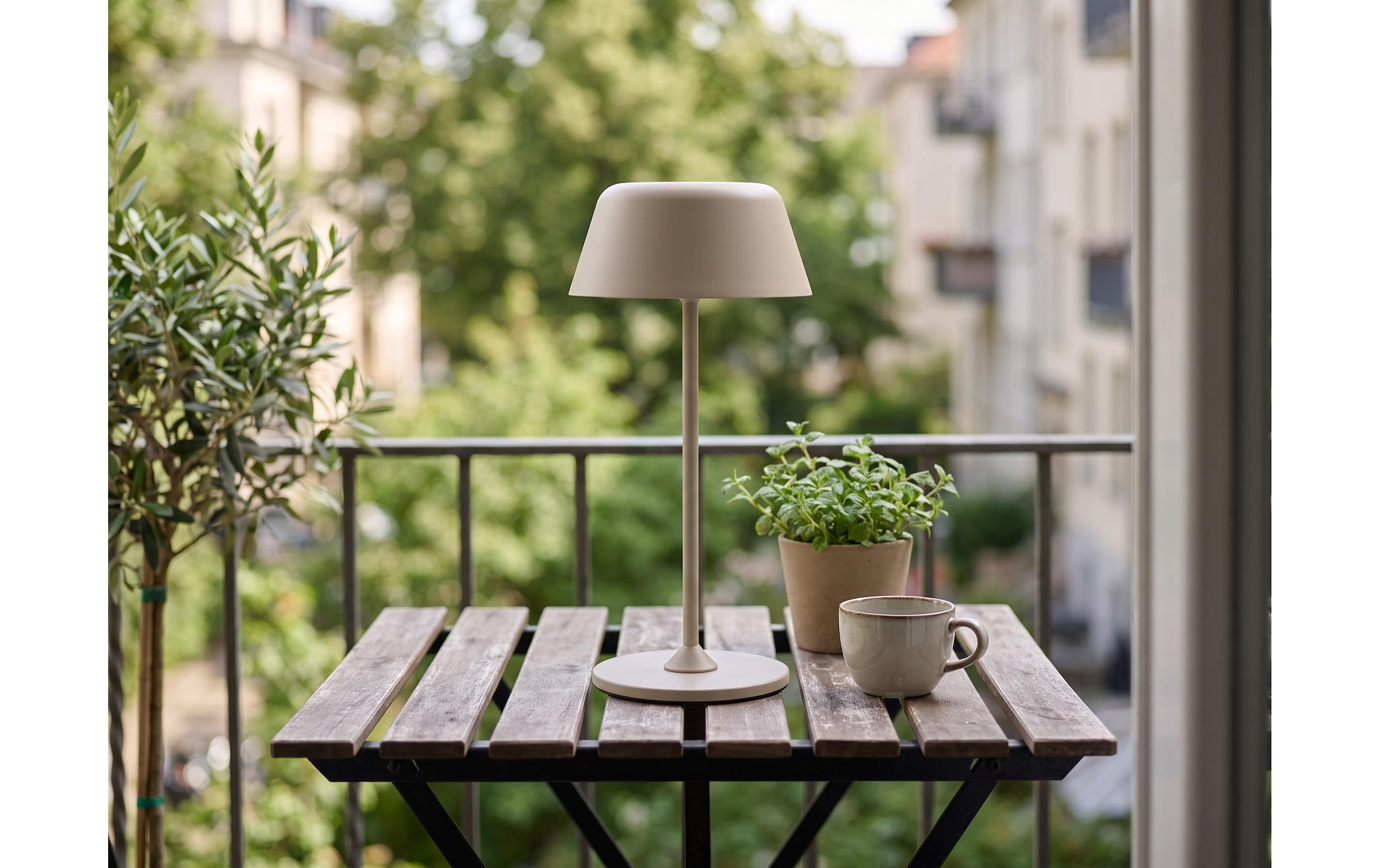 Cocon Lampe de table »Tischleuchte mit Ladestation, Pawica« Module LED blanc chaud