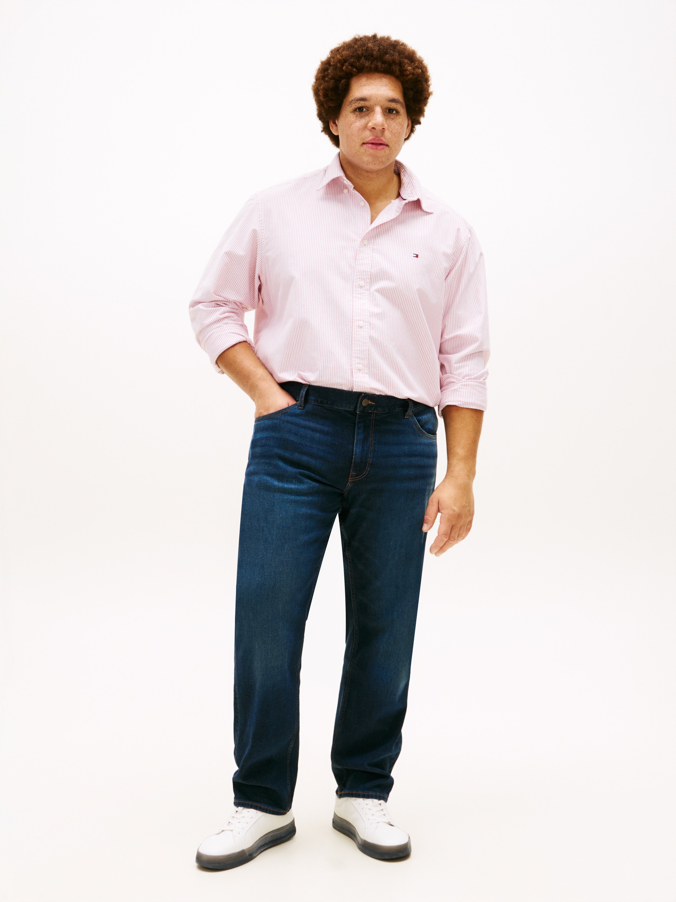 Tommy Hilfiger Big & Tall Regular-fit-Jeans »BT-REGULAR MADISON« Grosse Grössen, mit dezenten Used-Effekten