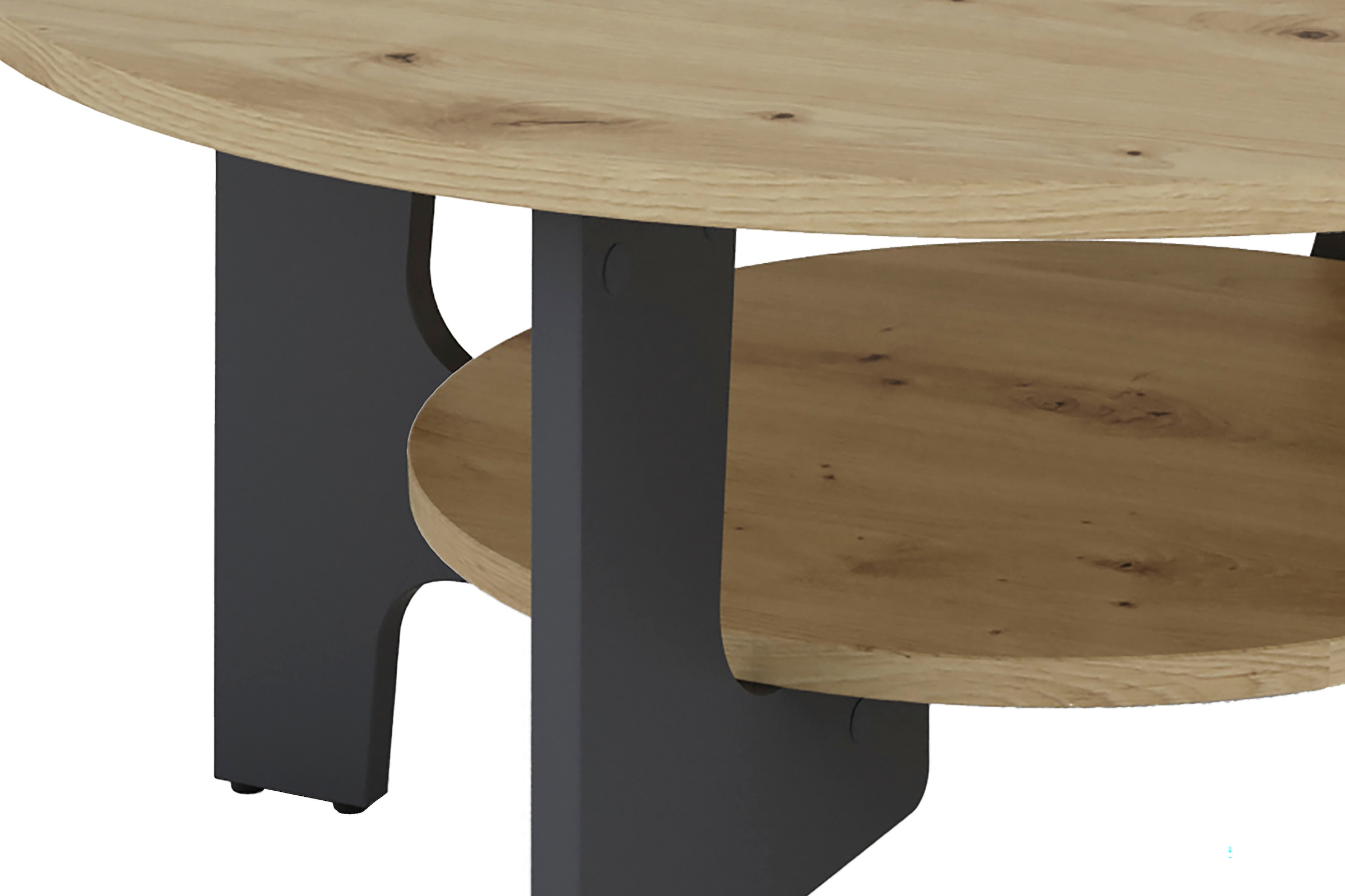 byLIVING Couchtisch »JONNY« Artisan Eiche, Old Wood oder weiss, Ablageboden
