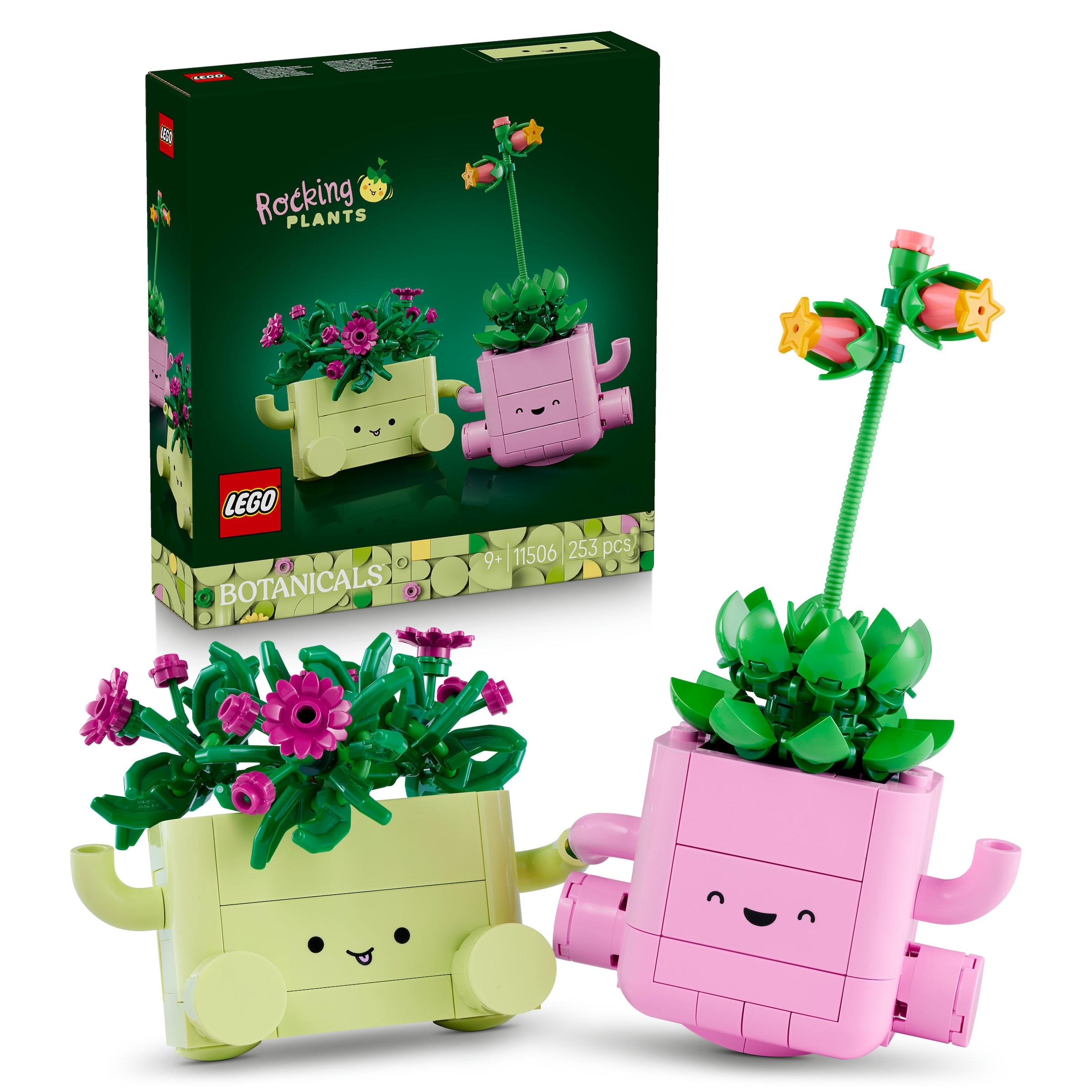 Image of LEGO Konstruktionsspielsteine "Schaukelnde Pflanzen (11506), LEGO Botanicals"