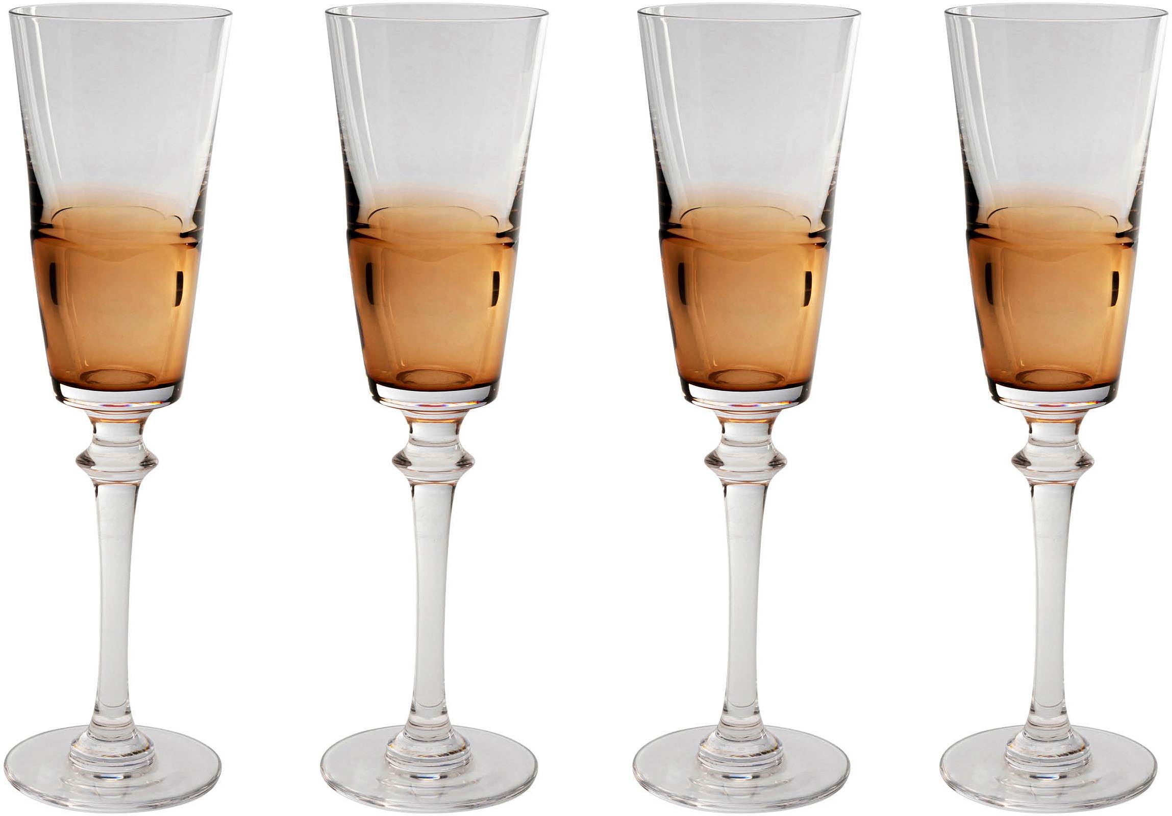 Image of Kare Design Glas "Mimi Amber" Rotwein-, Sekt- oder Wasserglas