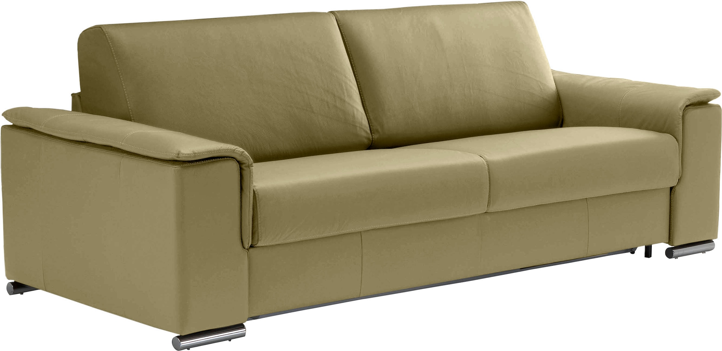 Egoitaliano Schlafsofa »Cecilia, modern und elegant mit erstklassigem Sitzkomfort«, inkl. Matratze und hochwertigem Metallbettrahmen, toller Schlafkomfort