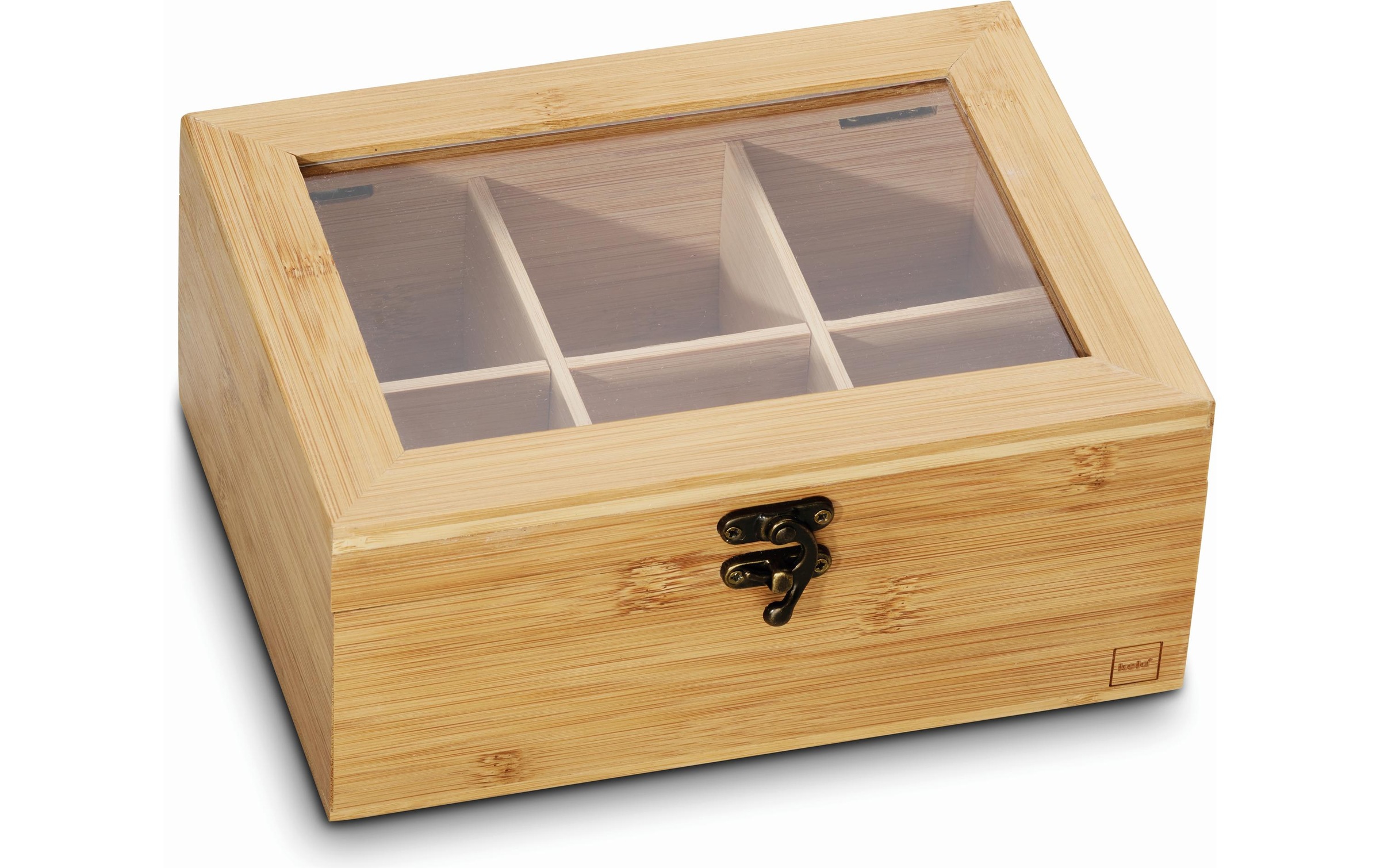 Image of kela Aufbewahrungsbox "Teebox Holz"