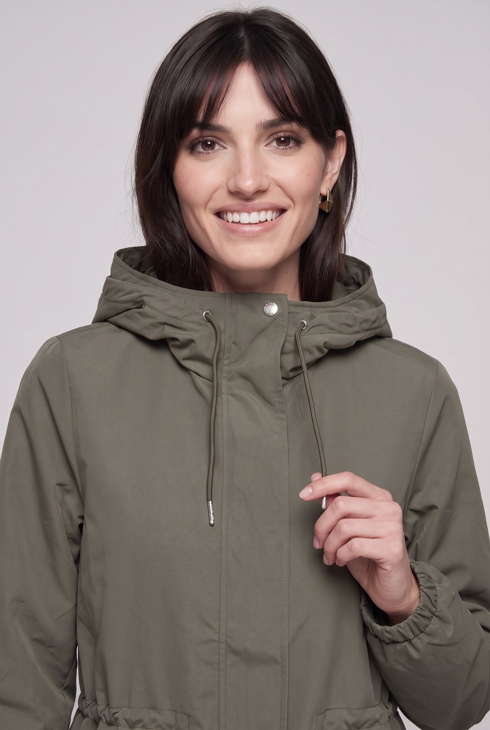Image of ONLY Parka "ONLASTA LIFE STRING PARKA OTW" mit Kapuze Kunstfaser