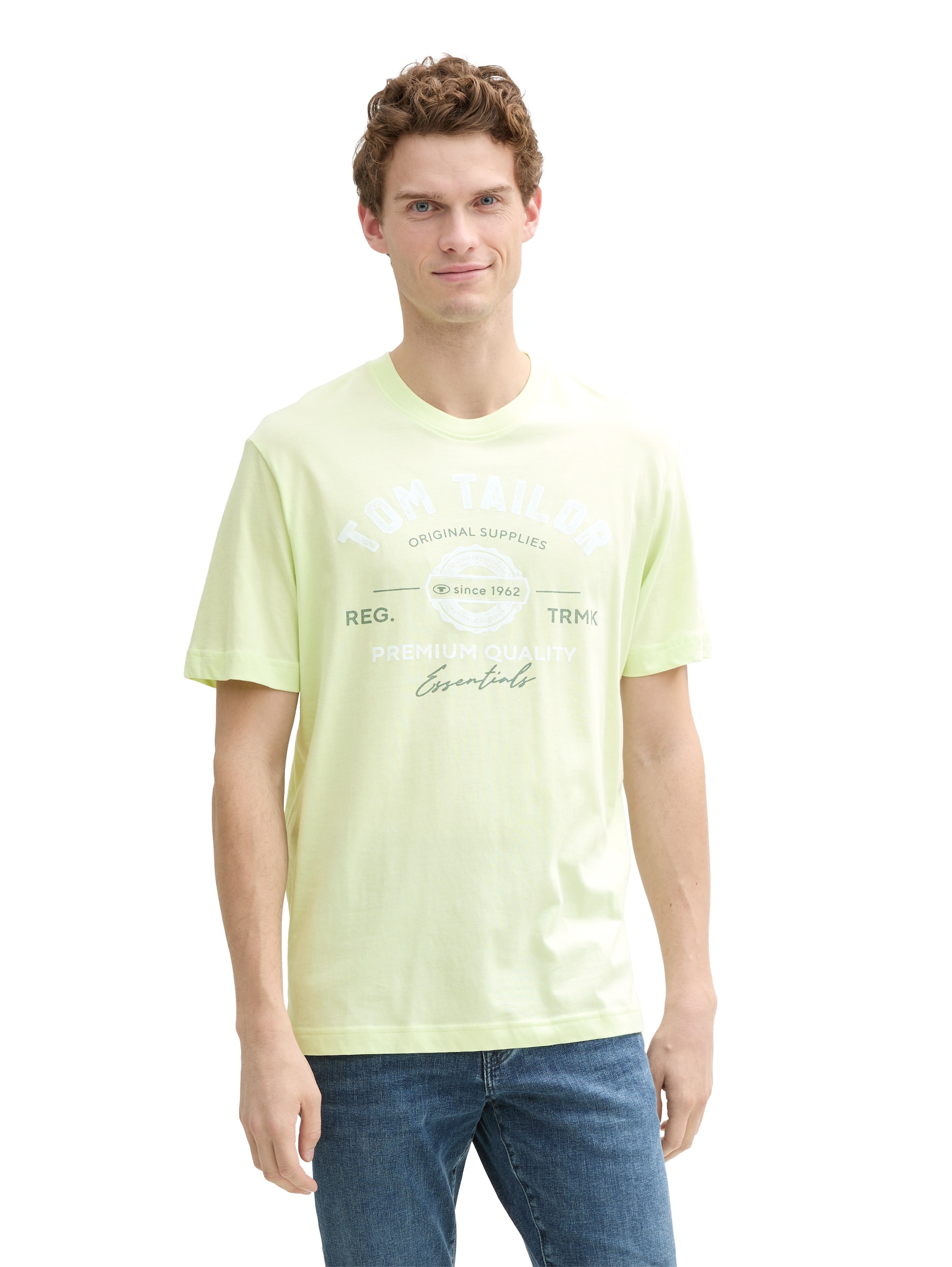 TOM TAILOR T-Shirt, mit grossem Logofrontprint