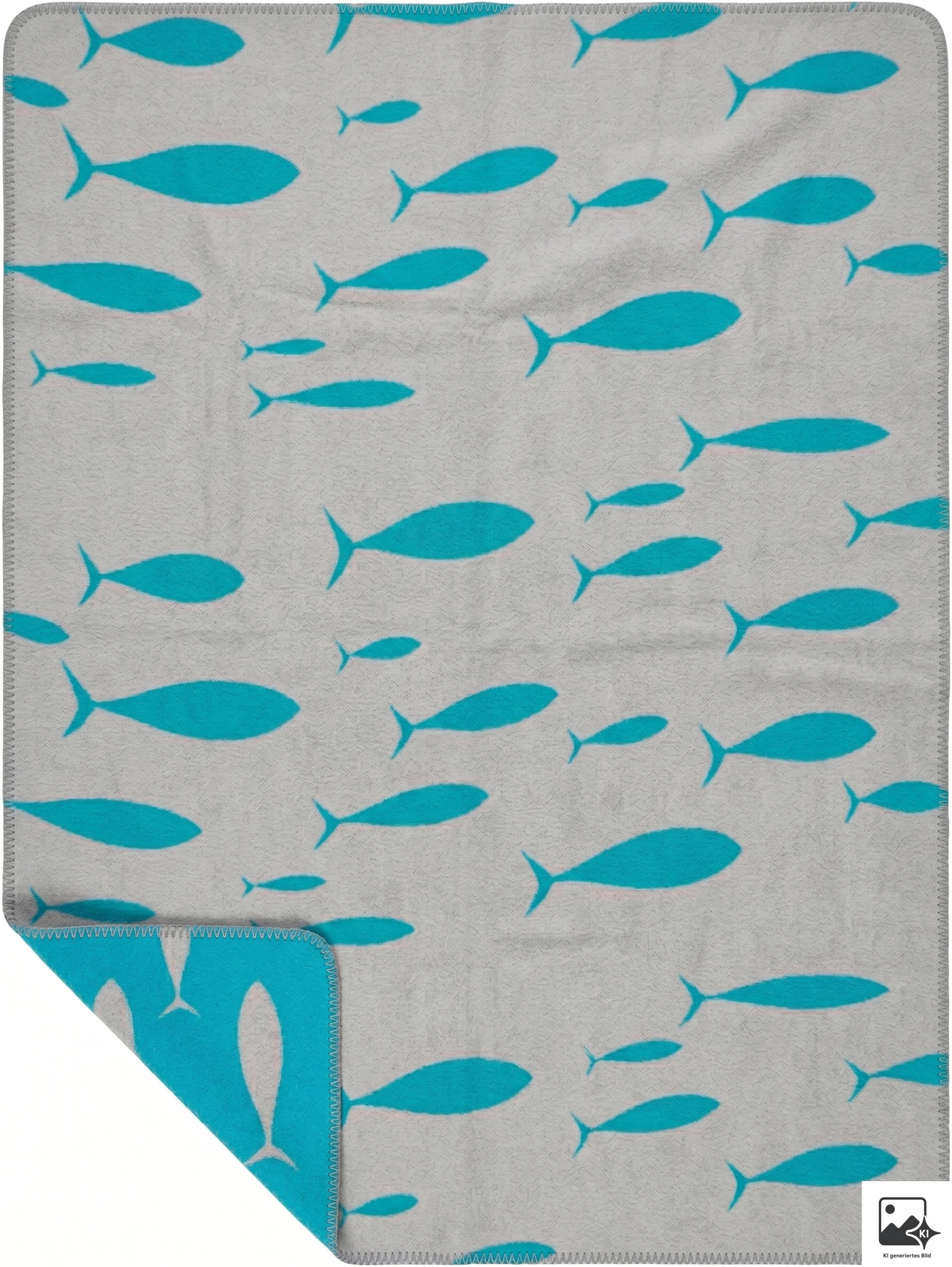 done. Wohndecke "FISHES" Angenehm weich und warm in der Haptik