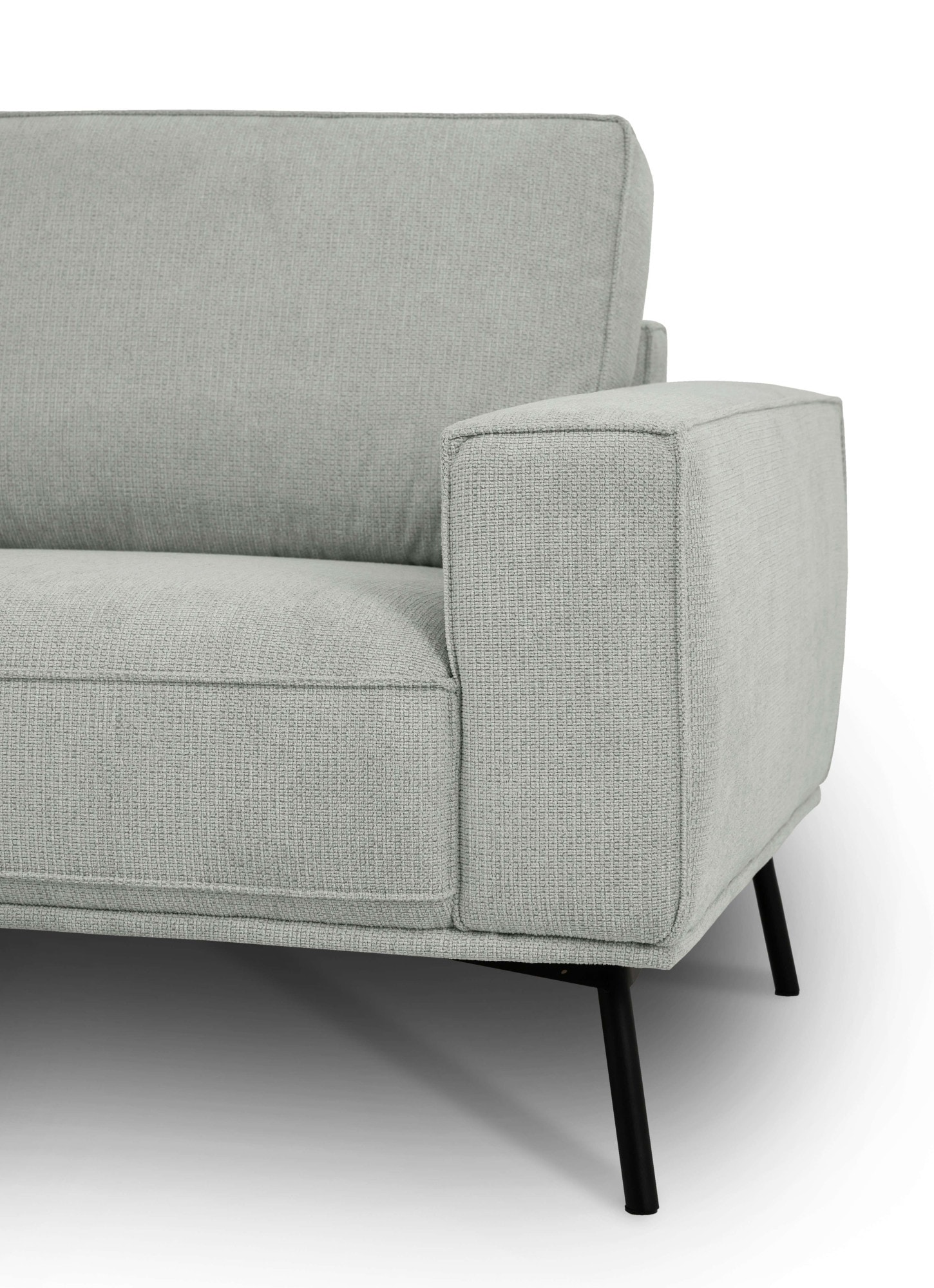 andas Ecksofa »Vosby«, Breite 260 cm, Chenille, mit dekorativer Kedernaht