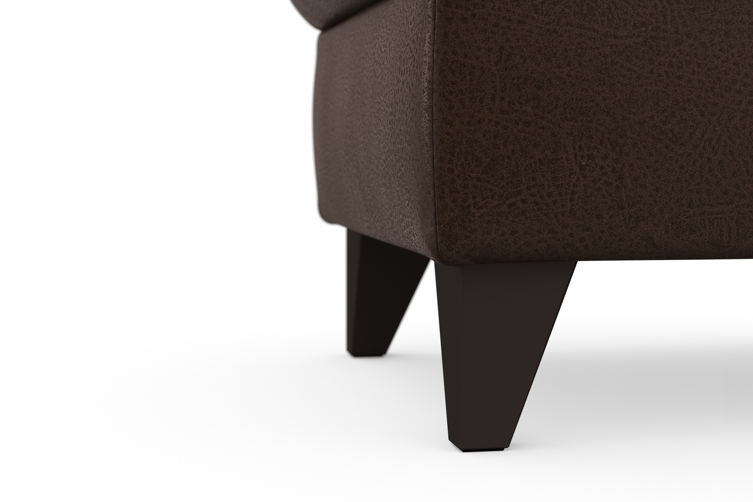 sit&more Stauraumhocker »Mellum«, mit Stauraum und wengefarbenen Holzfüssen