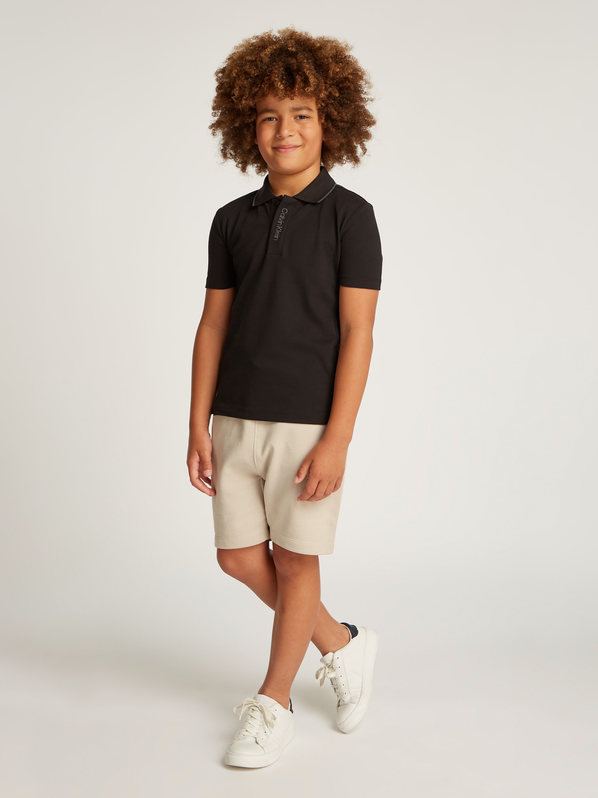 Calvin Klein Jeans Poloshirt »EMBRO. CK LOGO PIQUE POLO«, für Kinder bis 16 Jahre mit Logoprägung