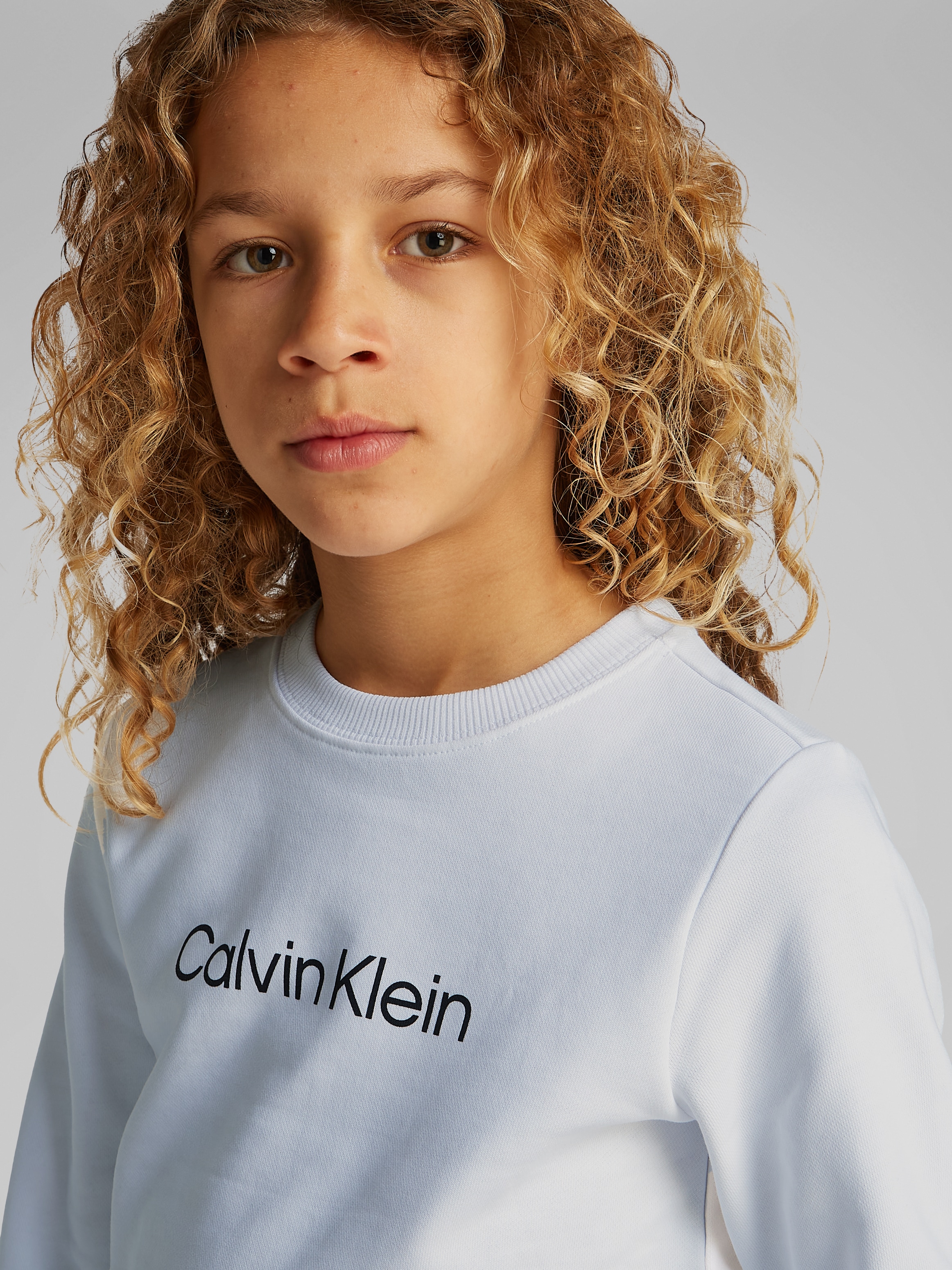 Calvin Klein Jeans Sweatshirt »INST. LOGO REGULAR CN«, mit Logoschriftzug