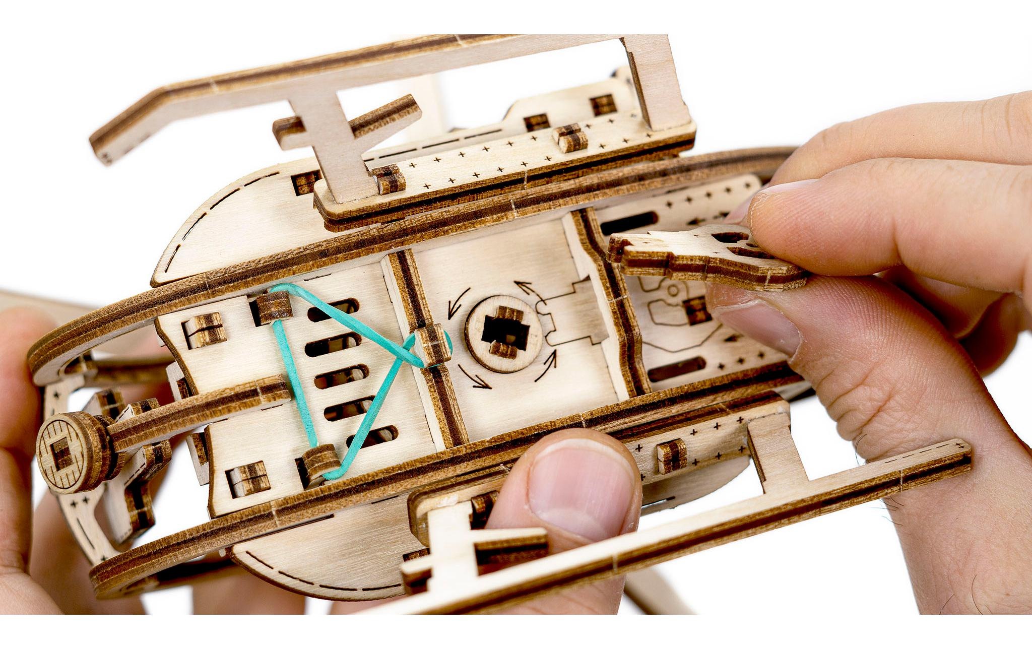 Revell® Kit de modèles réduits »Tiny Adventures – Helicopter Holzbausatz« 173 cuis tlg.