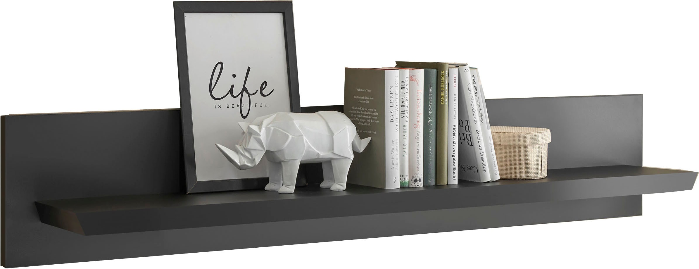 Home affaire Tableau mural »Lincoln, Wandregal im Landhausstil, Wandhalter mit Ablagefläche« edles Design, in zwei Grössen verfügbar, vielseitig einsetzbar