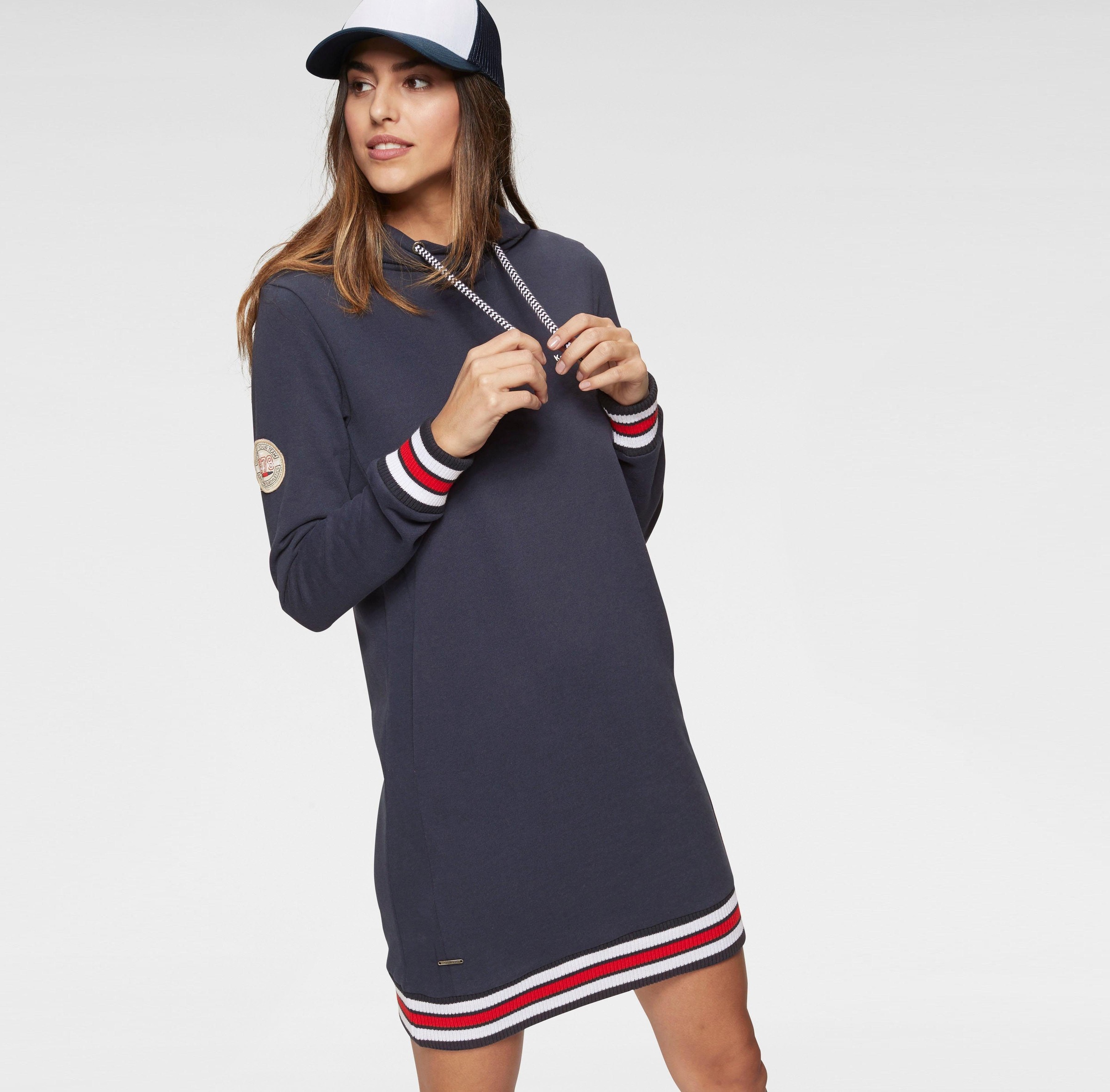 Image of KangaROOS Sweatkleid, mit sportlichen Kontrastdetails bei Ackermann Versand Schweiz