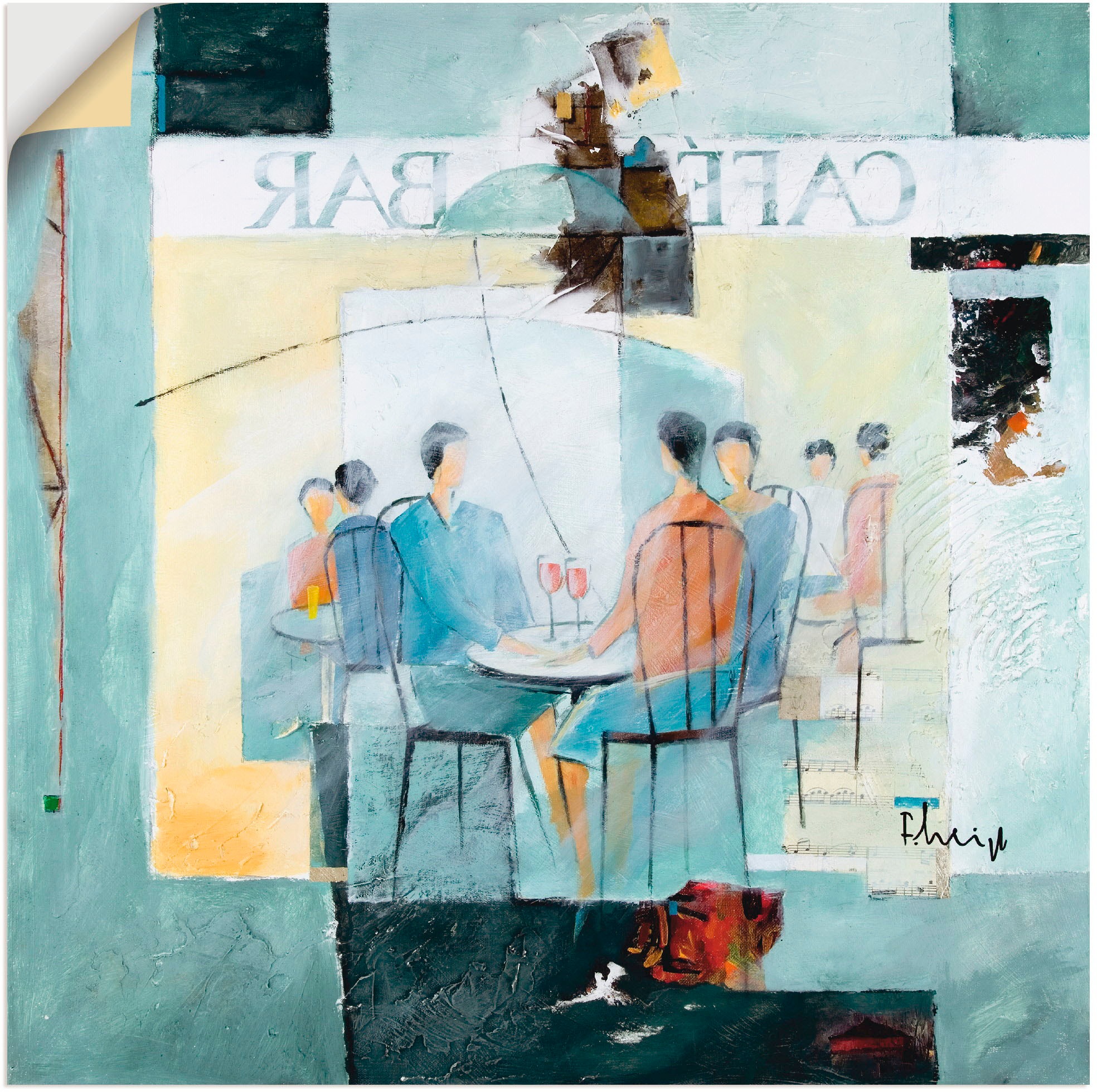 Image of Artland Wandbild »Geschmack von Zitronen«, Gruppen & Familien, (1 St.), in vielen Grössen & Produktarten -Leinwandbild, Poster, Wandaufkleber / Wandtattoo auch für Badezimmer geeignet bei Ackermann Versand Schweiz