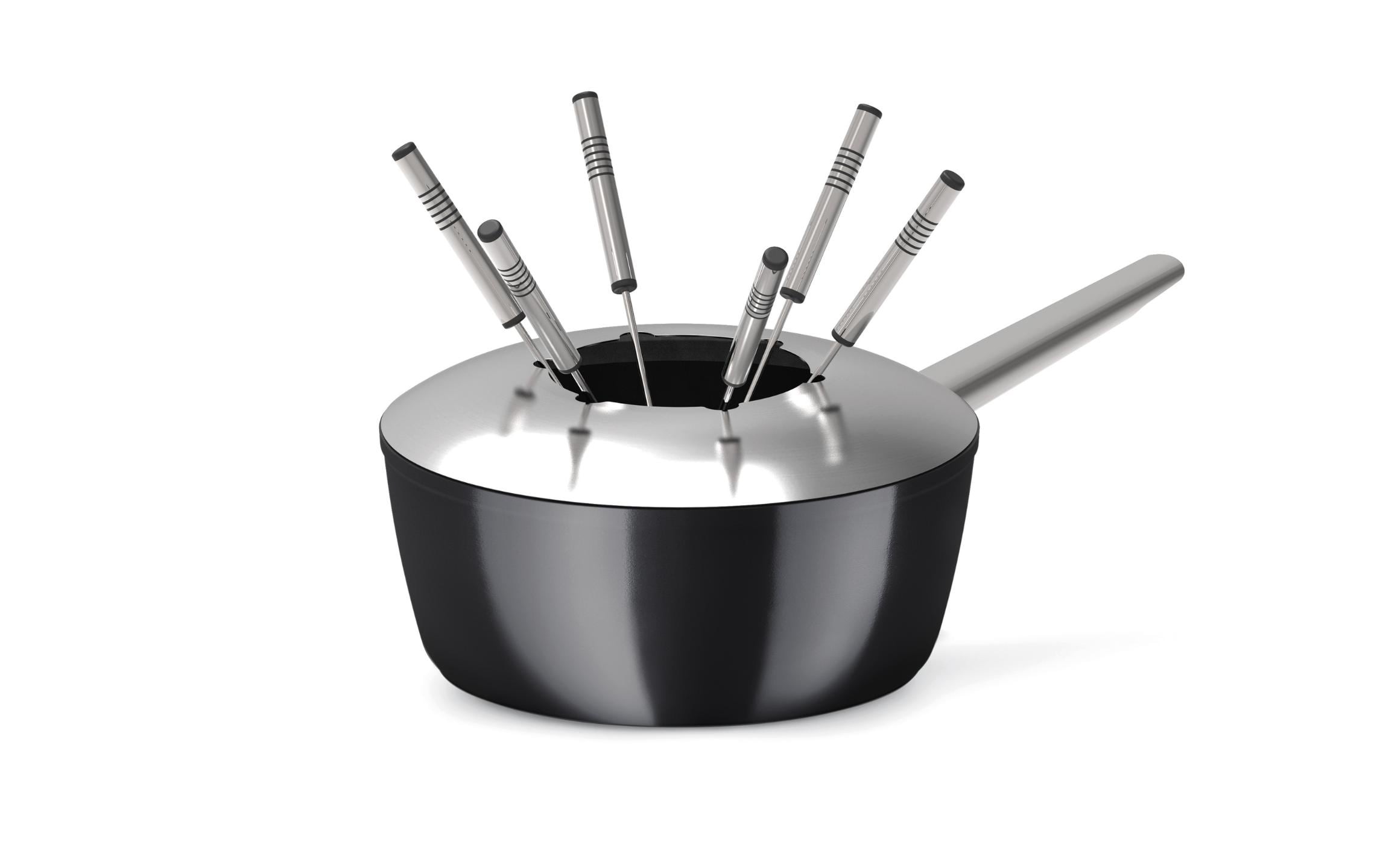 Image of KOENIG Fondue "Fondue-Caquelon One for All" Kompatibel mit Elektro-, Gas-, Glaskeramik- und Induktionskochfeldern.
