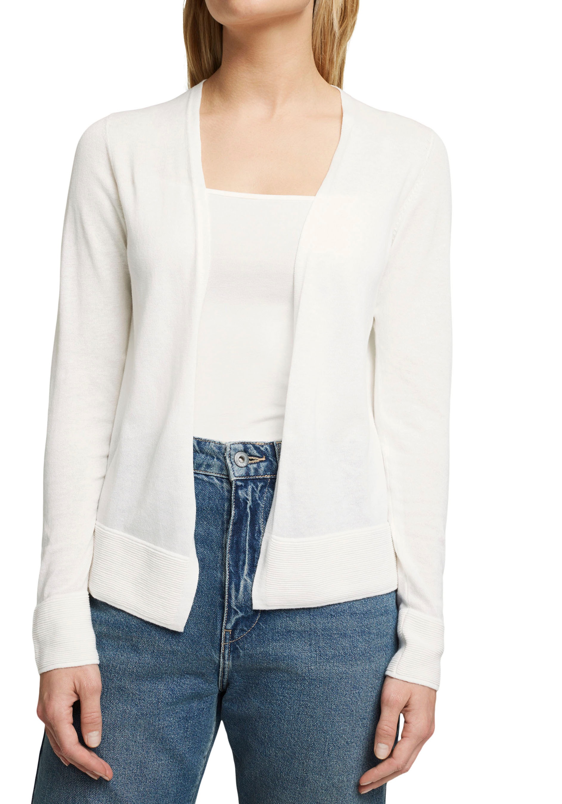 Image of Esprit Cardigan, mit dezentem Streifendesign im Rücken bei Ackermann Versand Schweiz