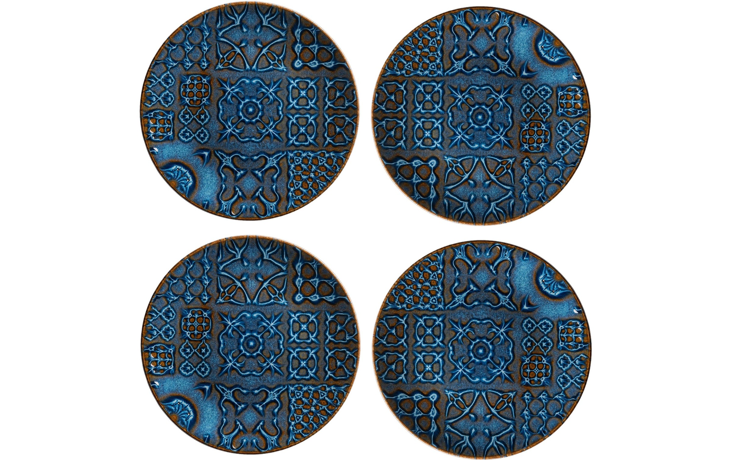 Image of MÄSER Frühstücks-Geschirrset "Tiles 21 cm, 4 Stück"