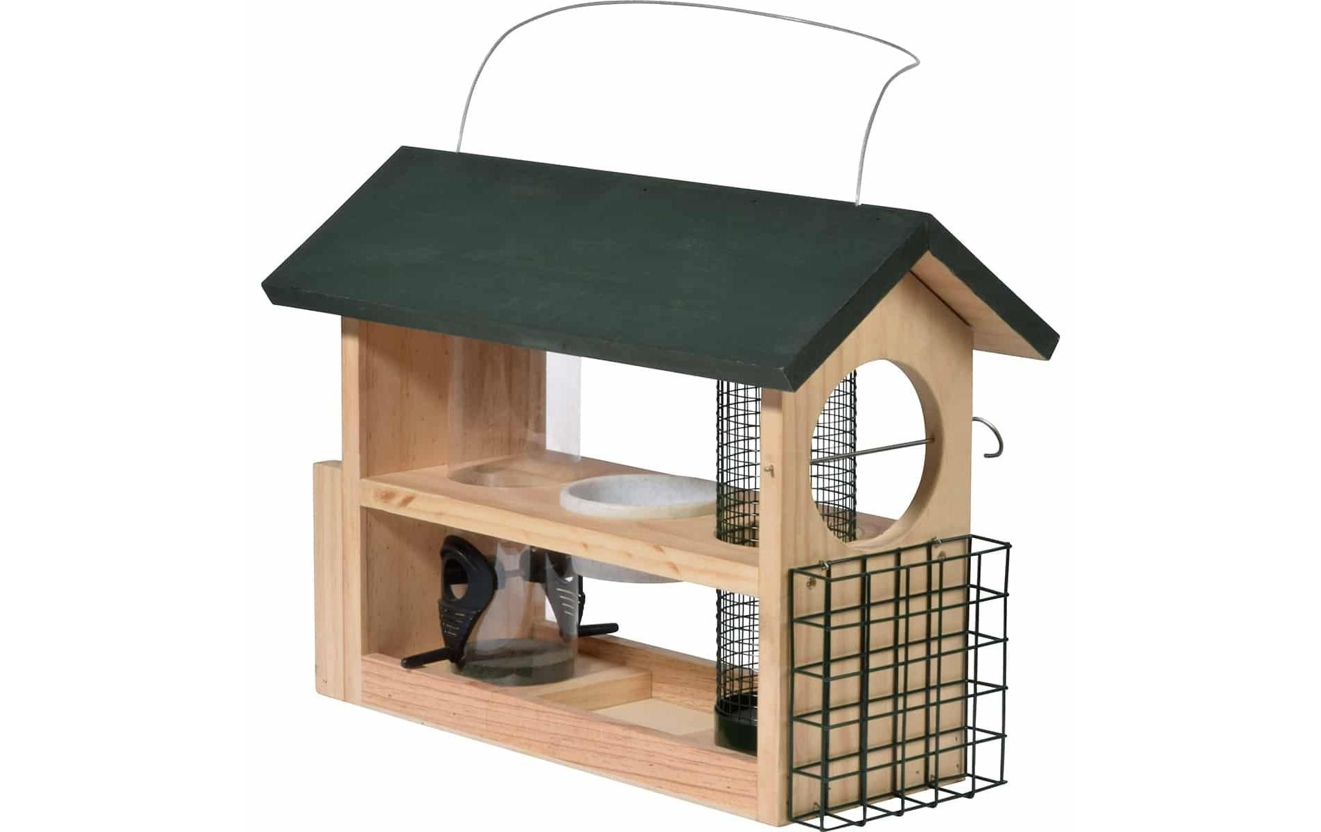 dobar 7-in-1-Futterstation, Holz