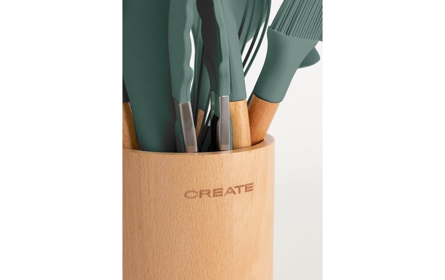   Kochbesteck-Set »Create Küchenutensilien Set« Küchenutensilien aus Silikon und Holz