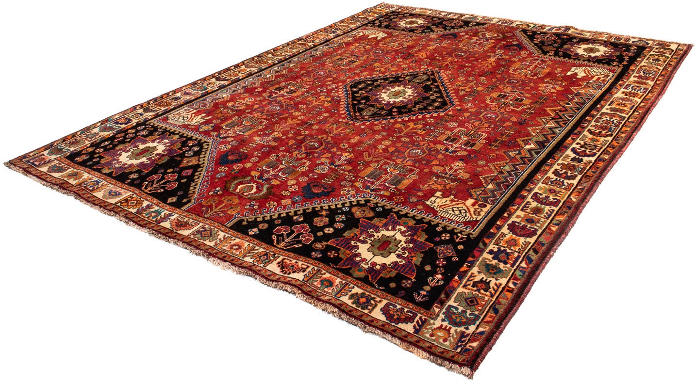 Image of morgenland Orientteppich »Perser - Nomadic - 300 x 220 cm - dunkelrot«, rechteckig, 10 mm Höhe, Wohnzimmer, Handgeknüpft, Einzelstück mit Zertifikat bei Ackermann Versand Schweiz
