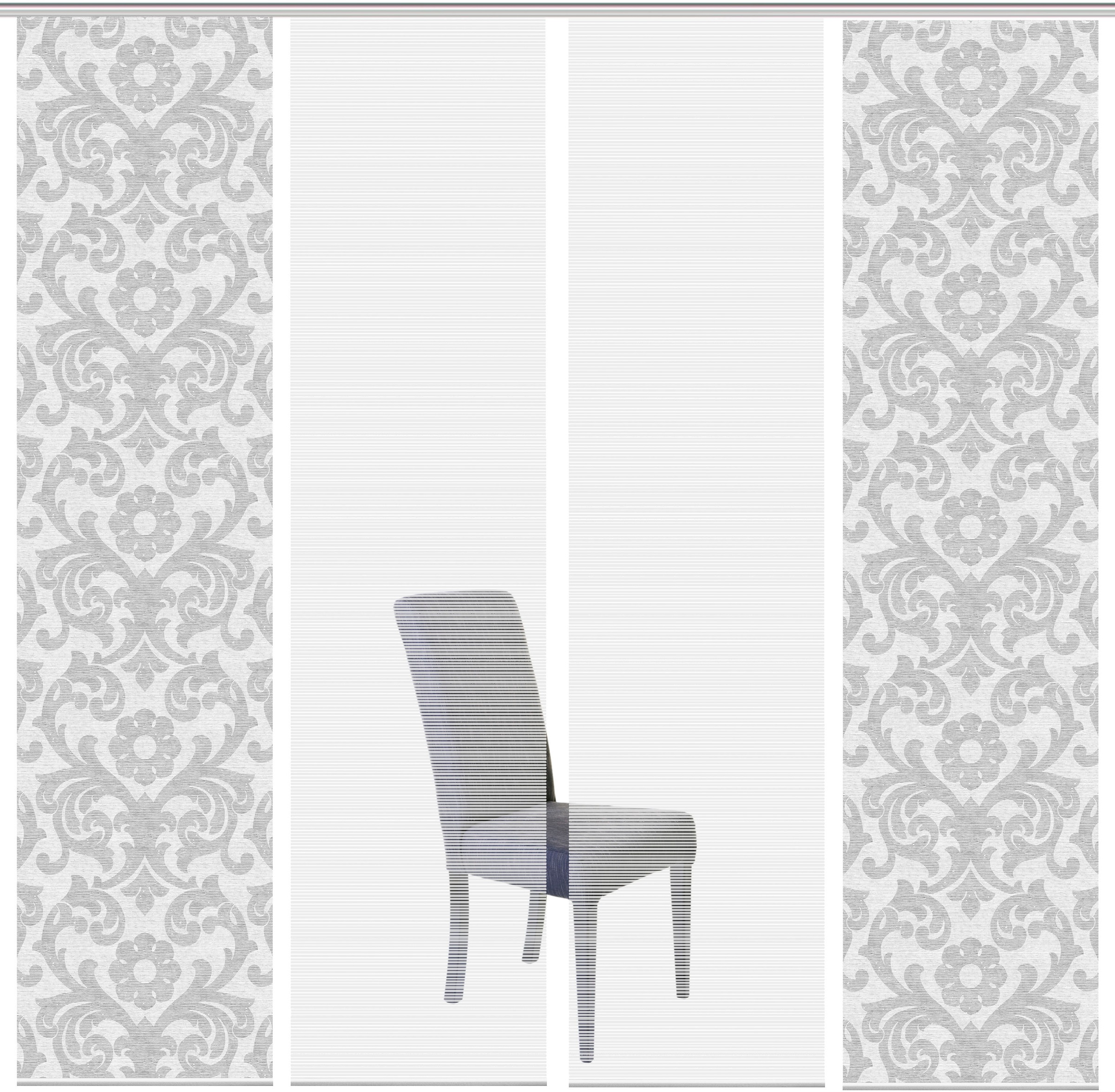 Image of Vision S Schiebegardine »ORNAMIA 4er SET«, (4 St.), Bambus-Optik, Digital bedruckt bei Ackermann Versand Schweiz