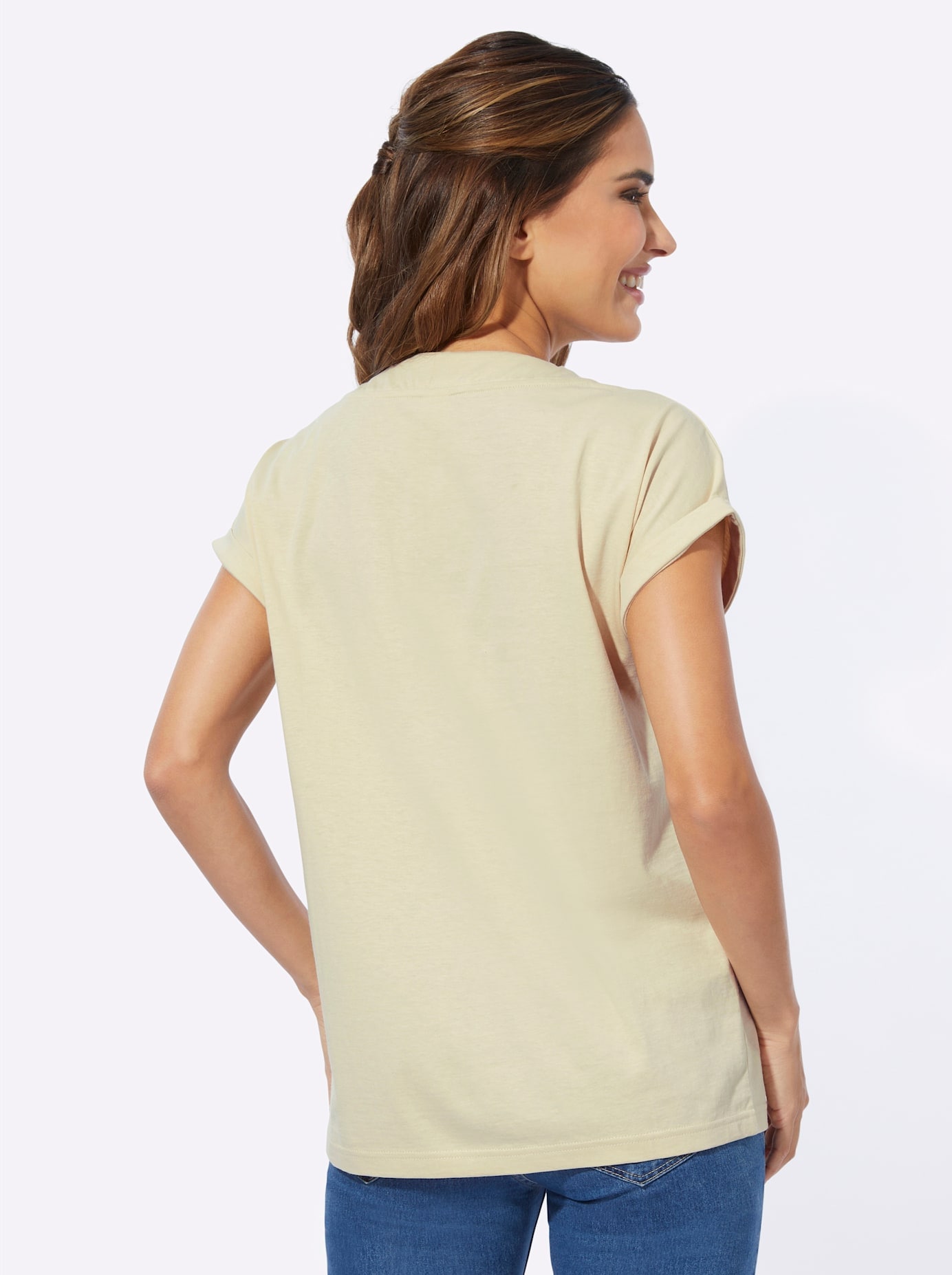 Classic Basics Shirt à col rond »Kurzarm-Shirt« 1 cuis