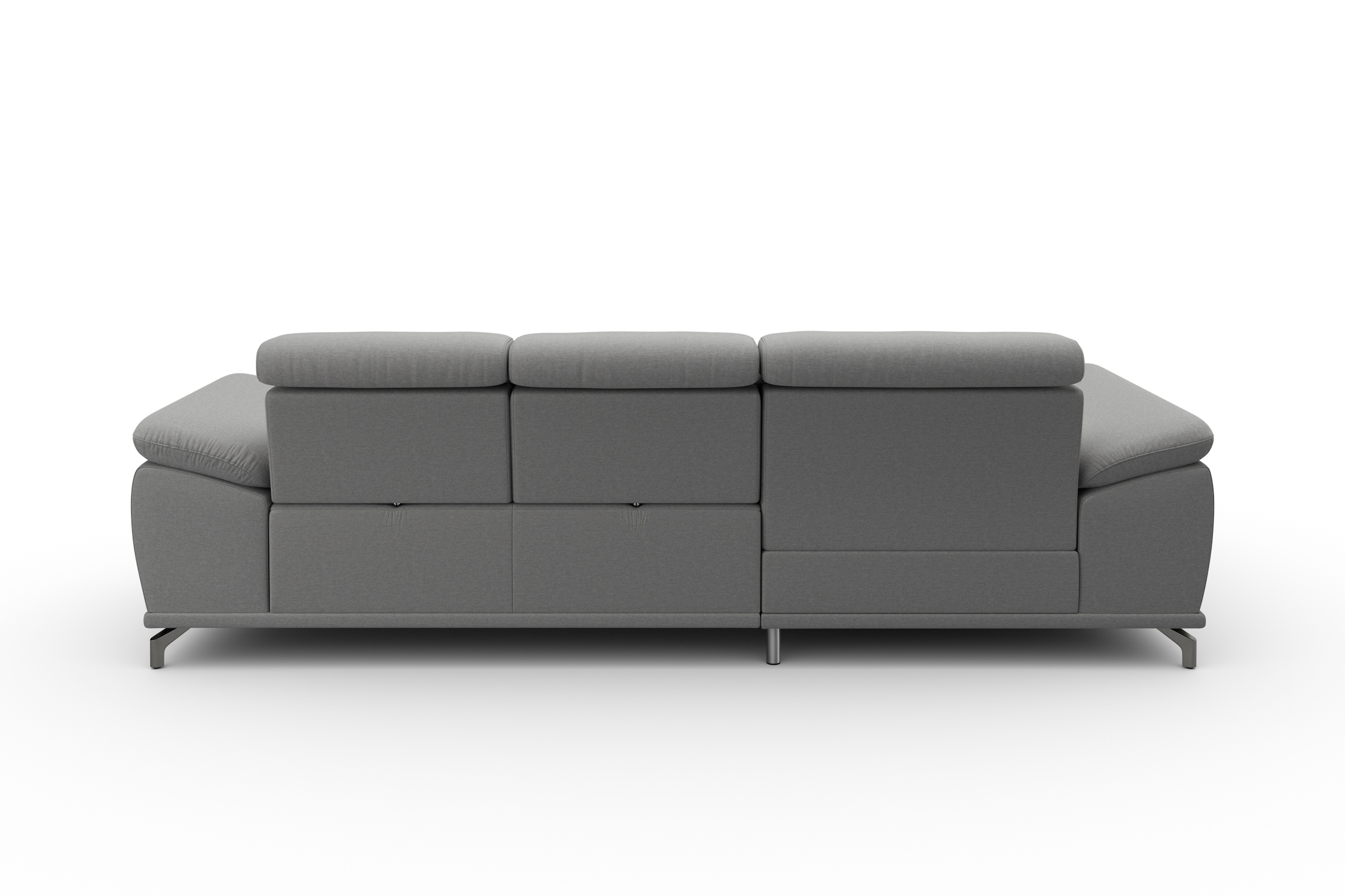 sit&more Ecksofa »Cabrio L-Form, B: 295 cm, mit Sitztiefen-, Arm- & Kopfteilverstellung« 2 Nierenkissen, Federkern, optional Bettfunktion und Stauraum