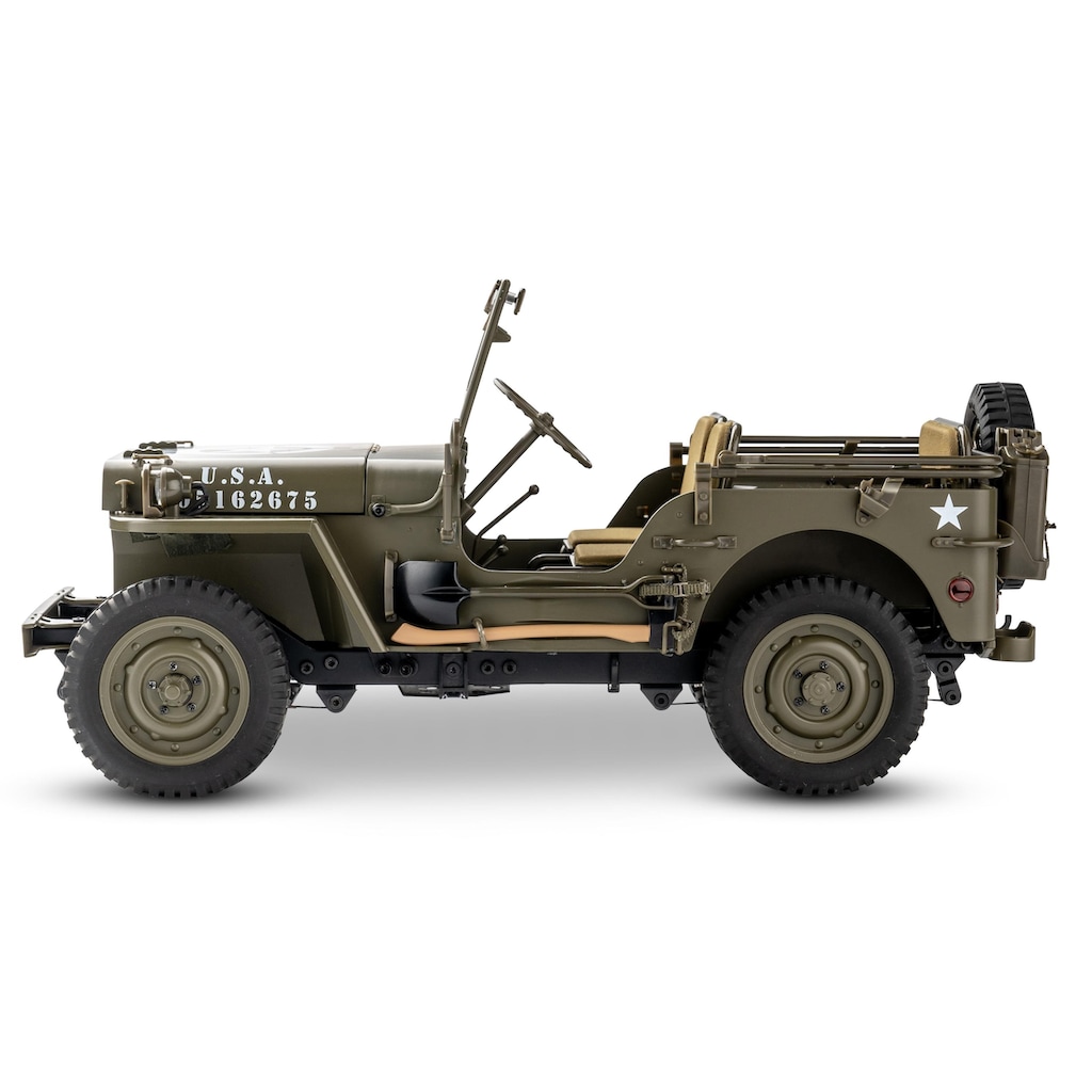 RC-Auto »RocHobby 1941 MB Willys Jeep, 1:12«