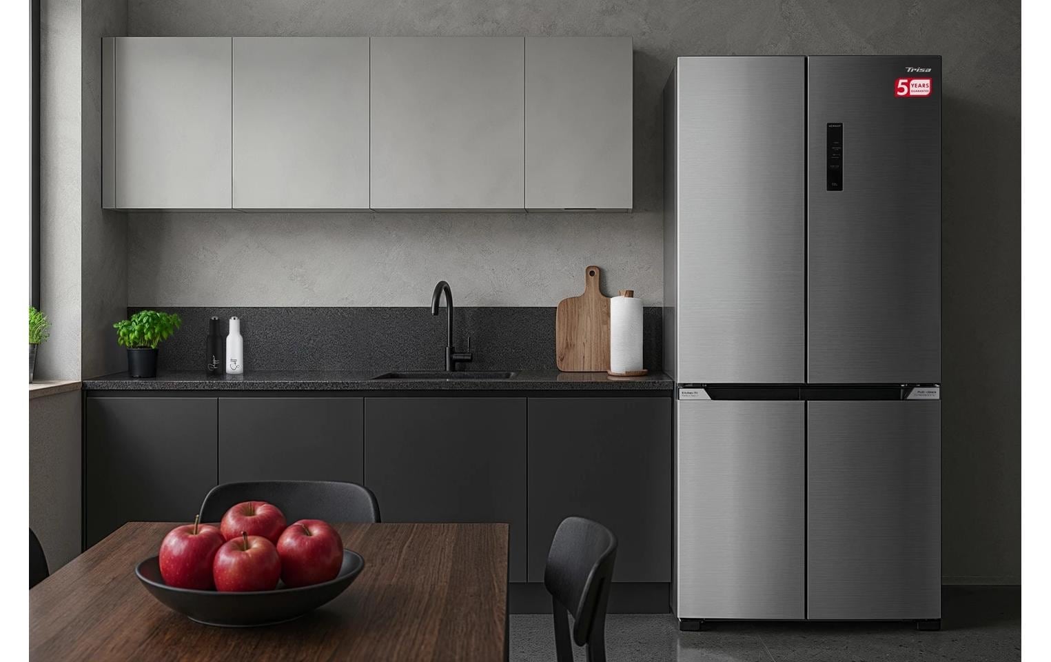 Trisa Kühl-/Gefrierkombination »Trisa Foodcenter Slot-in« 190,2 cm hoch 90,5 cm breit