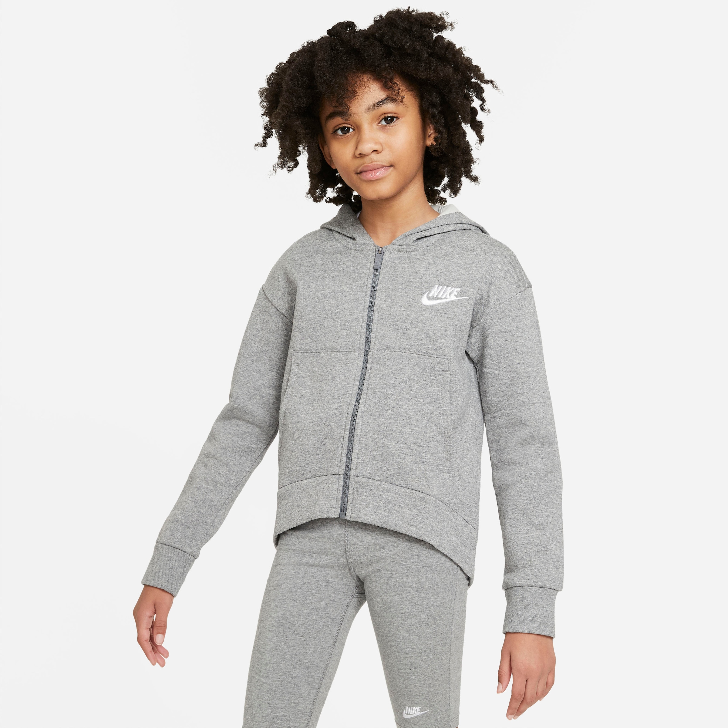 Full-Zip Kapuzensweatjacke Kids\' Big Nike Sportswear Finde auf (Girls\') Hoodie« »Club Fleece