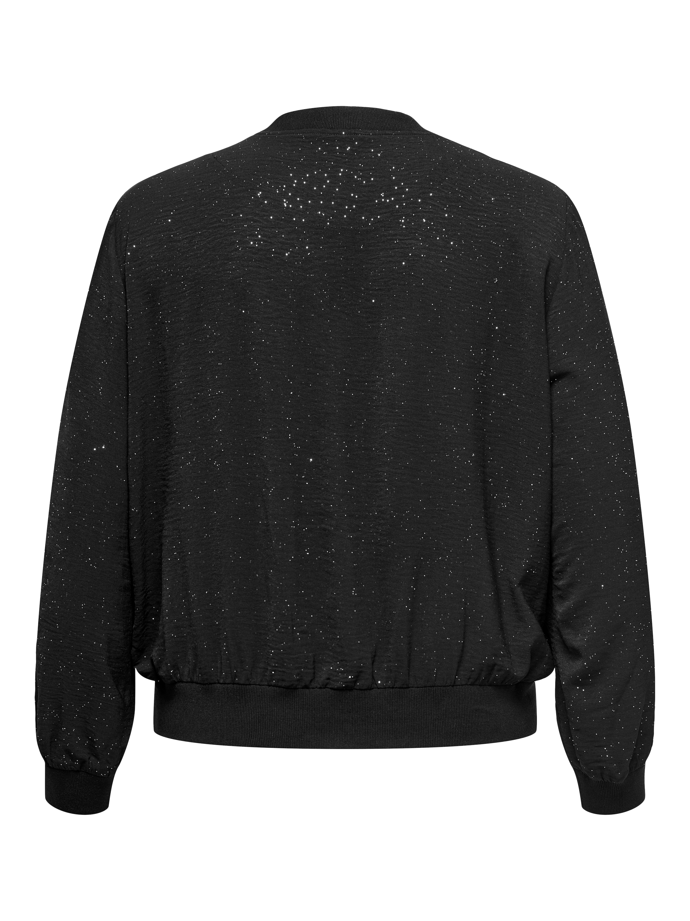 ONLY CARMAKOMA Blouson »CARJOSEE METTA LIFE LS BOMBER WVN« mit Glitzer Effekt