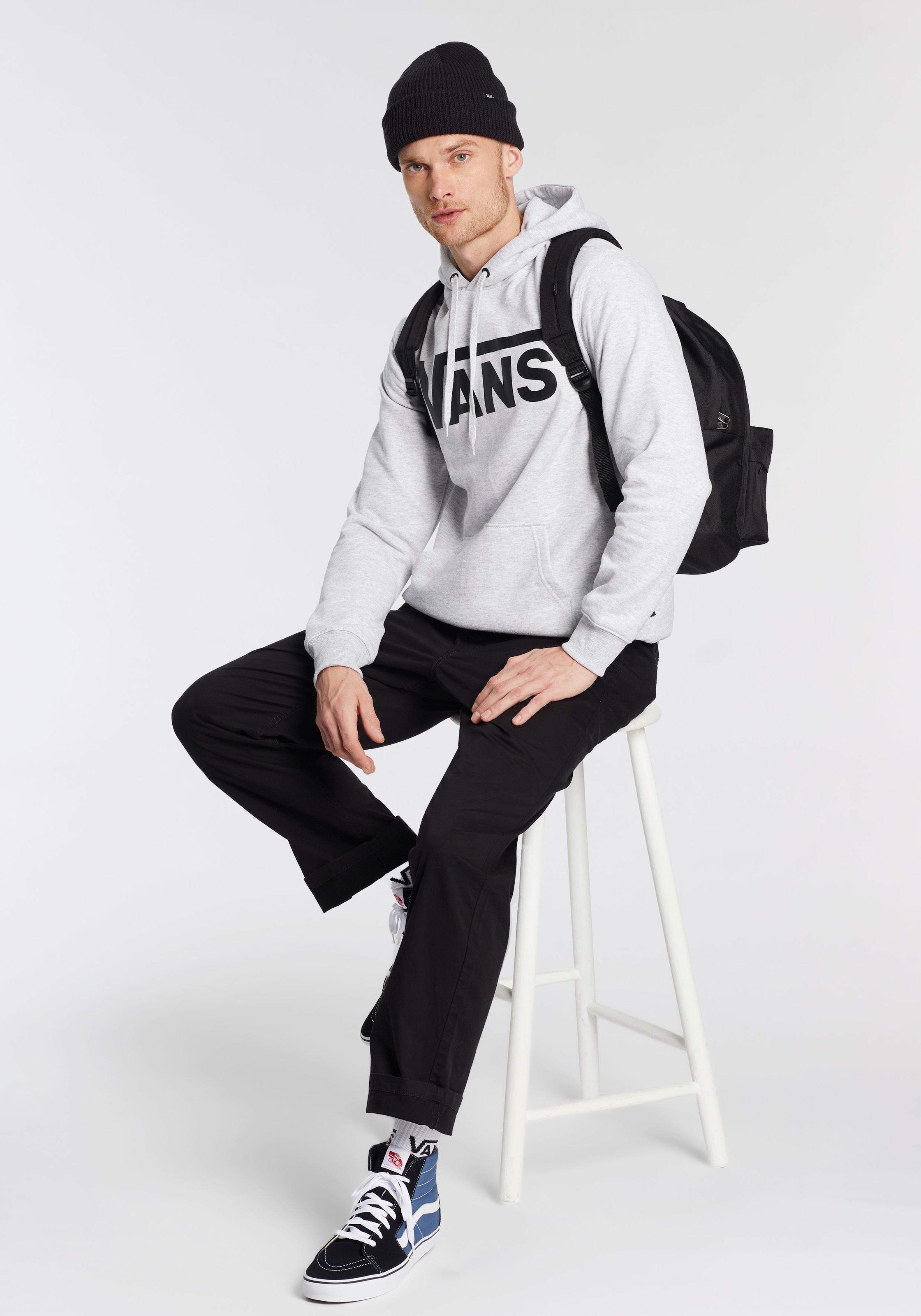 Vans Kapuzensweatshirt »VANS CLASSIC PULLOVER«, Hoodie, Kapuzenpullover mit grossem Logoprint