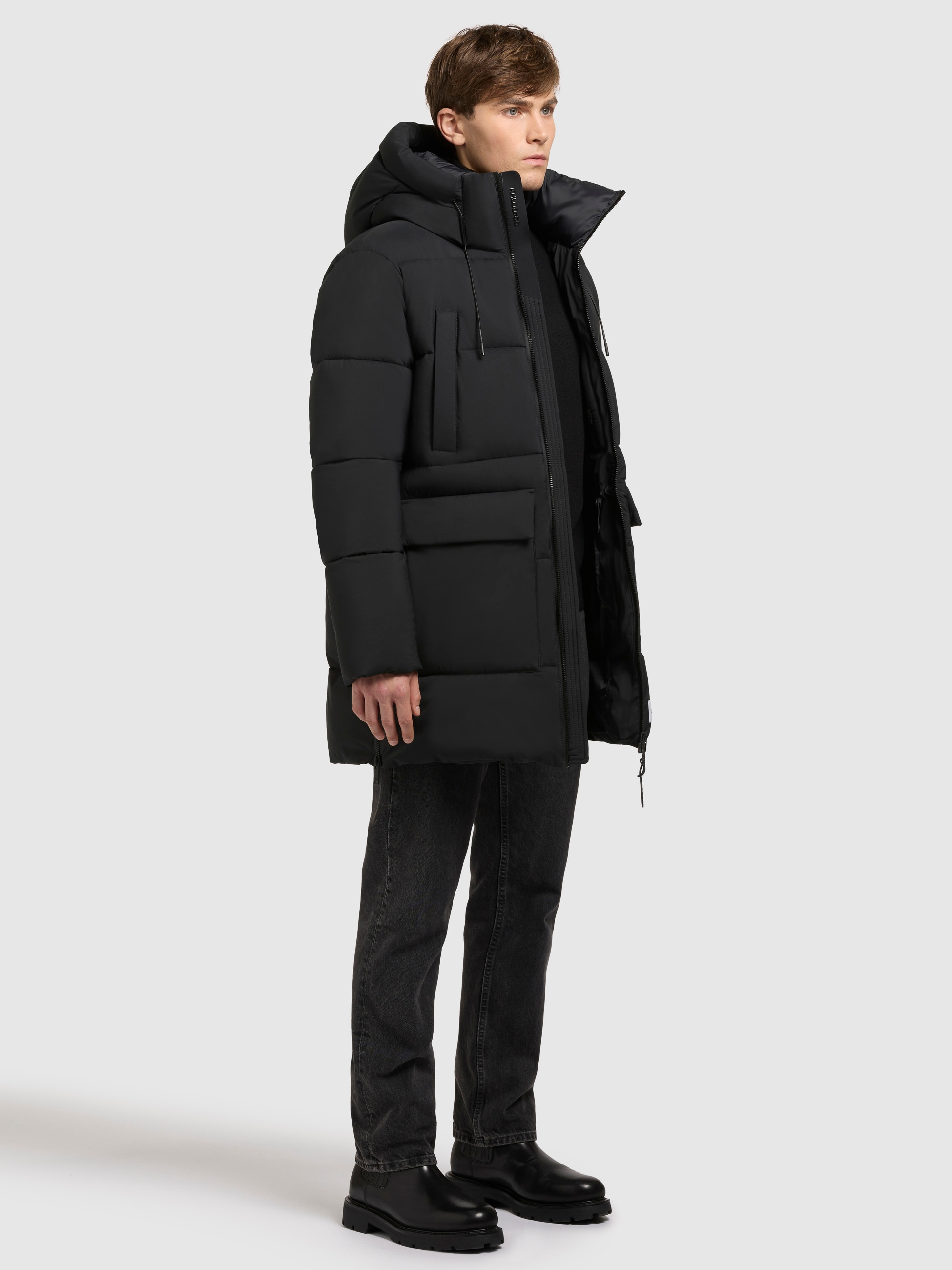 khujo Steppjacke »WELM MATT«, mit Kapuze