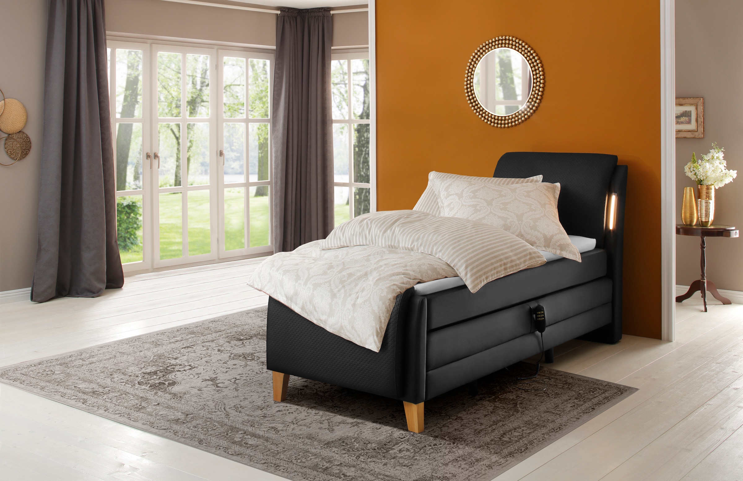 Home affaire Boxspringbett »Messina2« Liegekomfort elektrisch Verstellbar