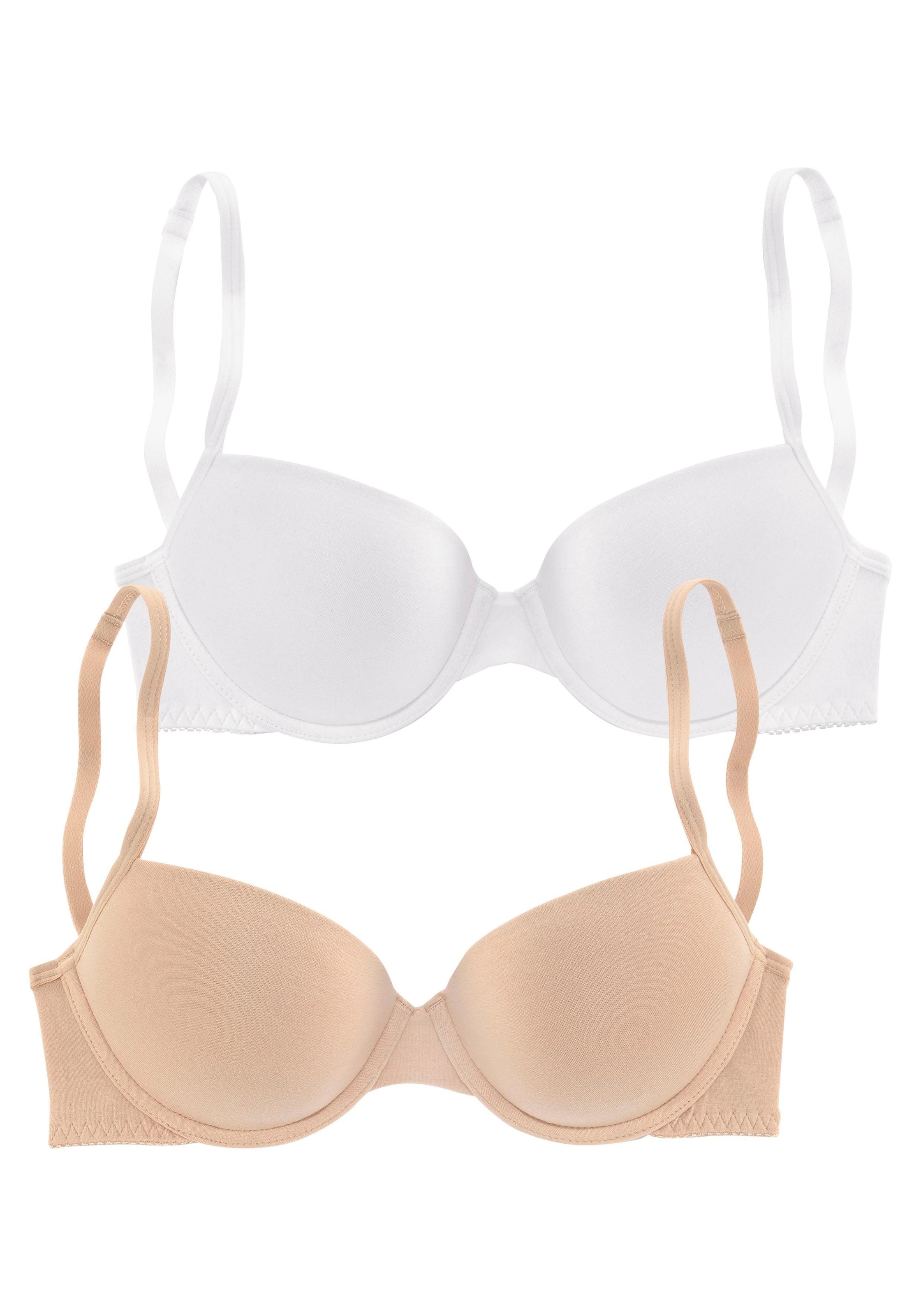 ♕ petite fleur Push-up-BH, (Packung, 3 Stück) versandkostenfrei