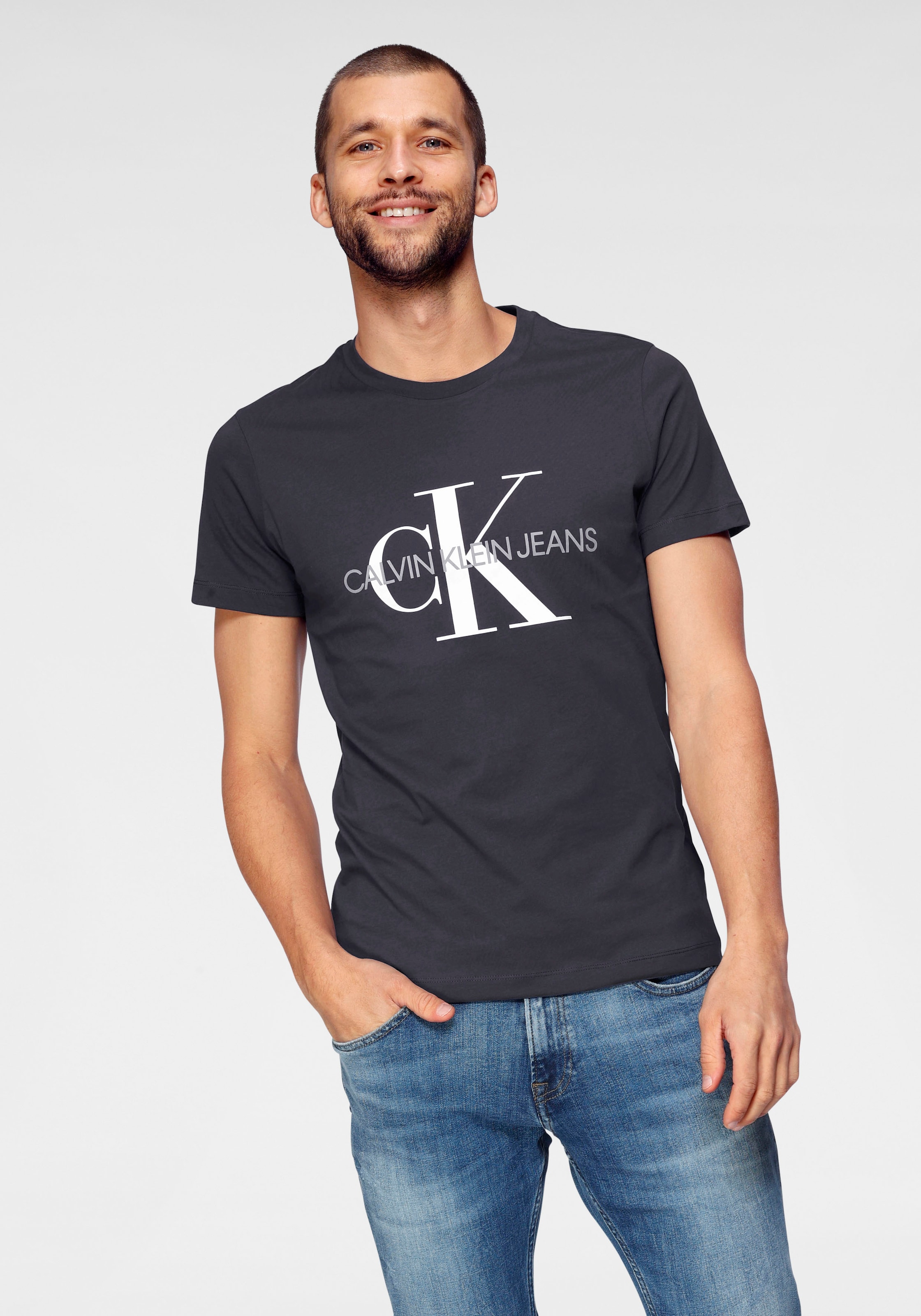 Calvin Klein Jeans T-Shirt »ICONIC MONOGRAM SLIM TEE«