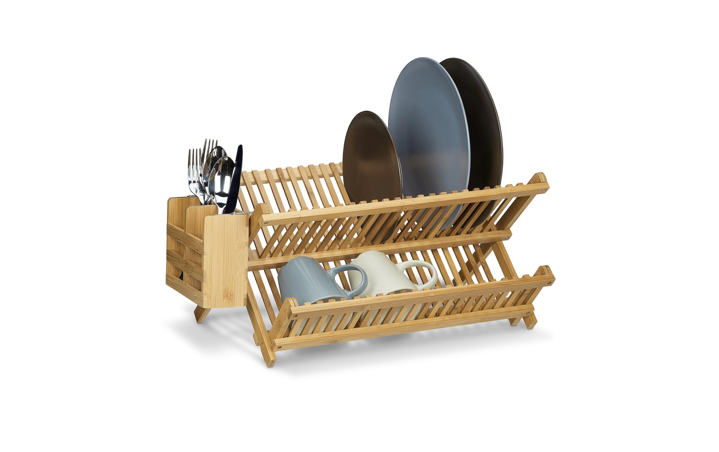 relaxdays Support de vaisselle »CROSS«