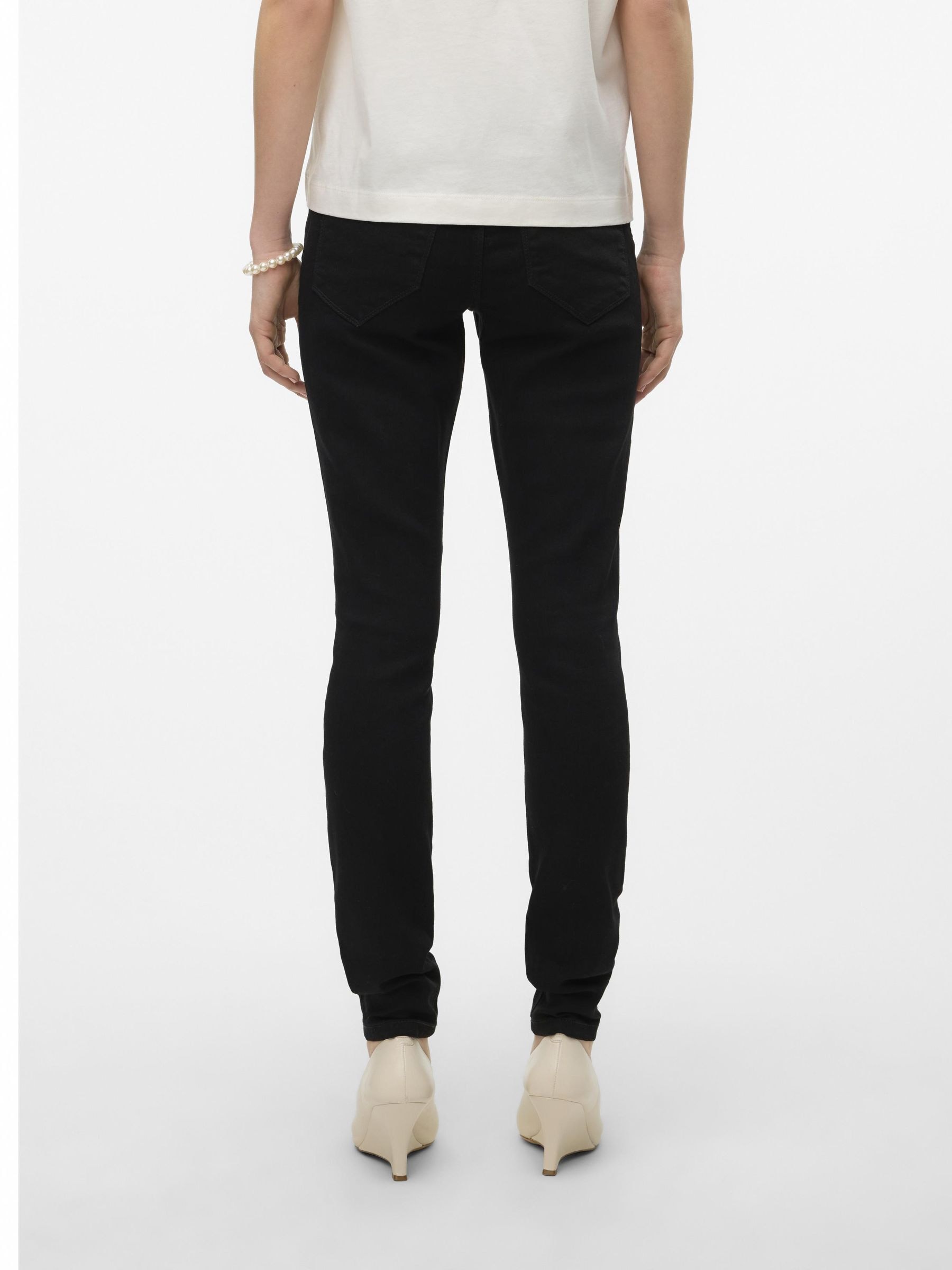 Vero Moda Skinny-fit-Jeans »VMELLY MR SKINNY JEANS BLK NOOS«