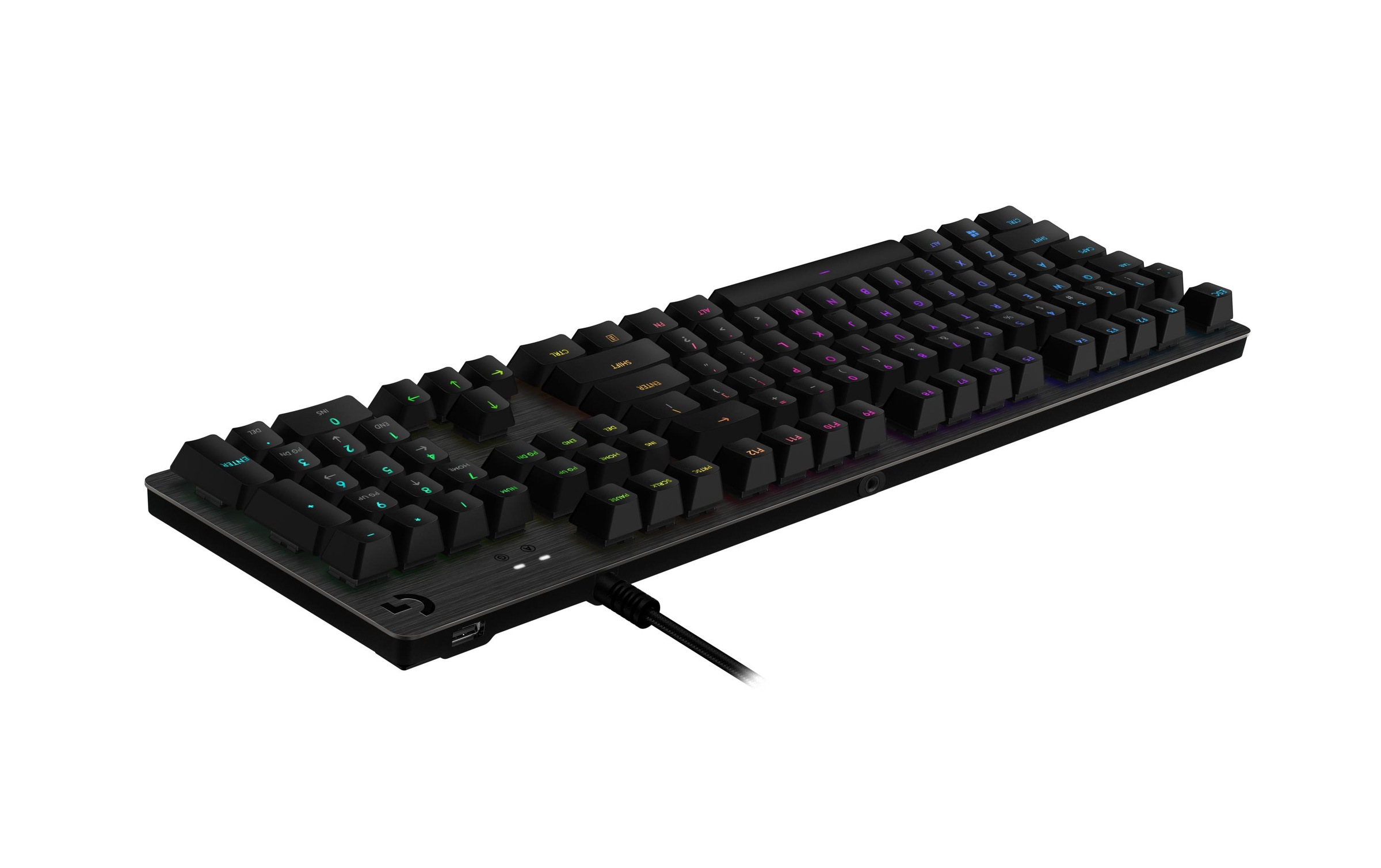 Logitech Gaming-Tastatur »G512 GX Brown Carbon«, (Ziffernblock)