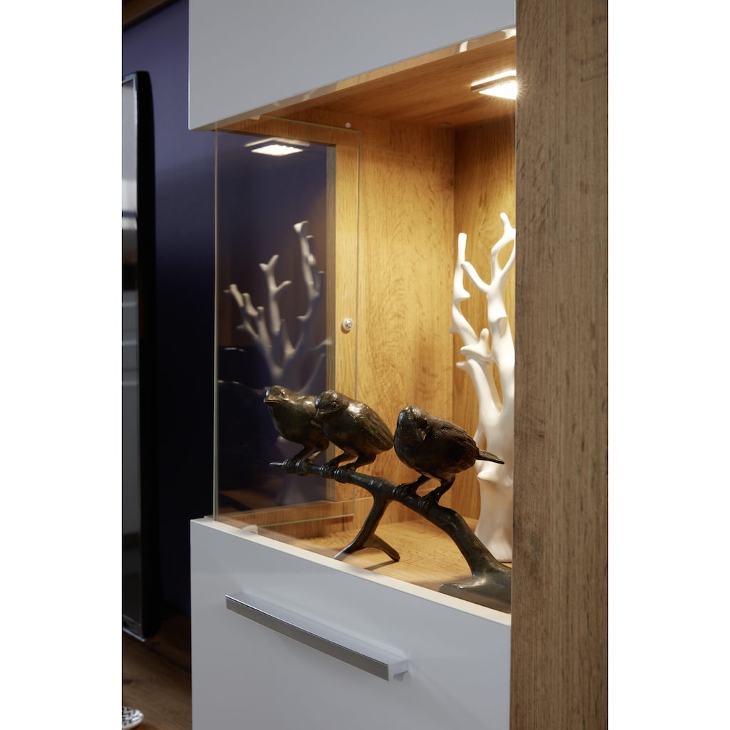 INOSIGN Wohnwand »Gwendolyn«, (Set, 3 St.), pflegeleichtes Design, Beleuchtung optional, vielseitig kombinierbar