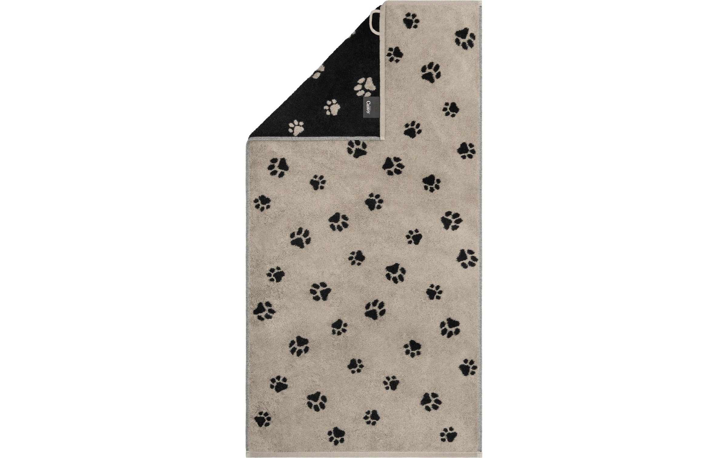 Image of Cawö Duschtuch "We Love Dogs Paws, 80 x 150 cm"