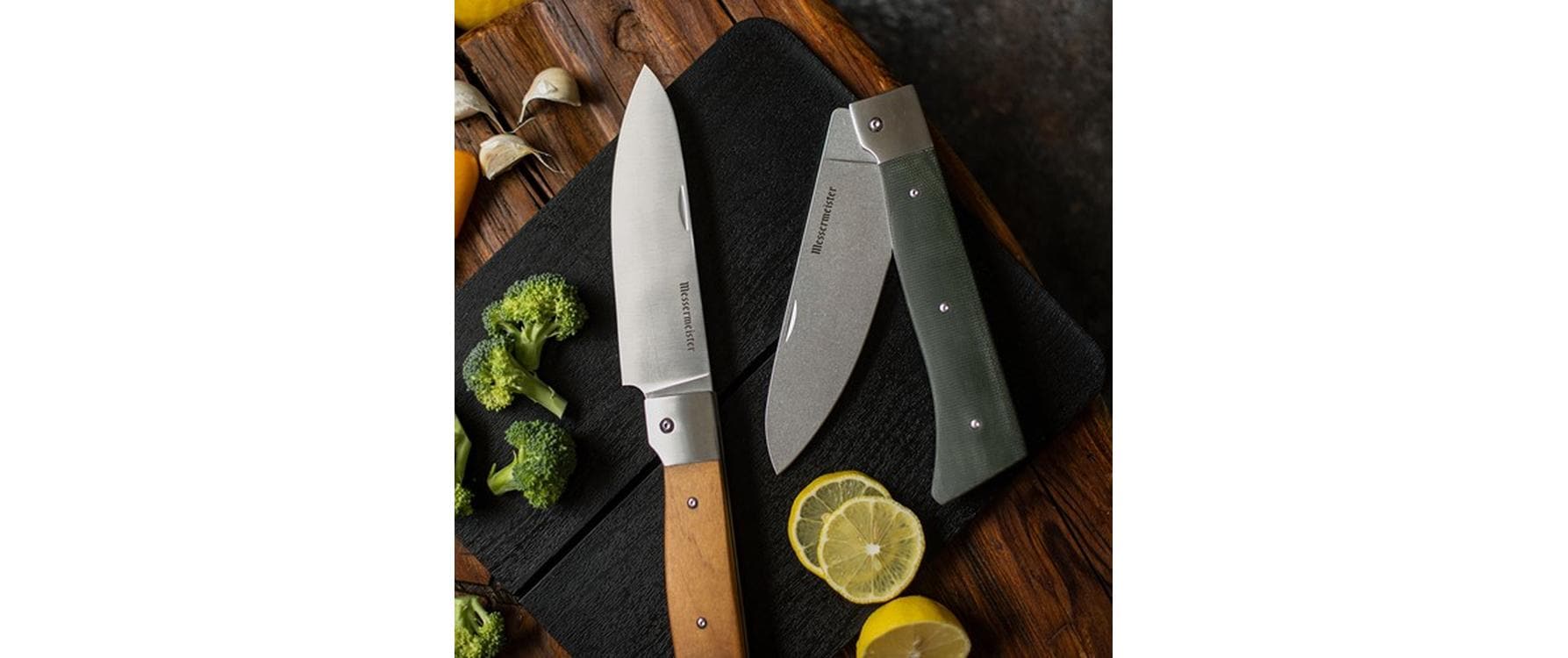 Kochmesser »Messermeister Adventure Chef 15 cm, Braun/Silber«, (1 tlg.)