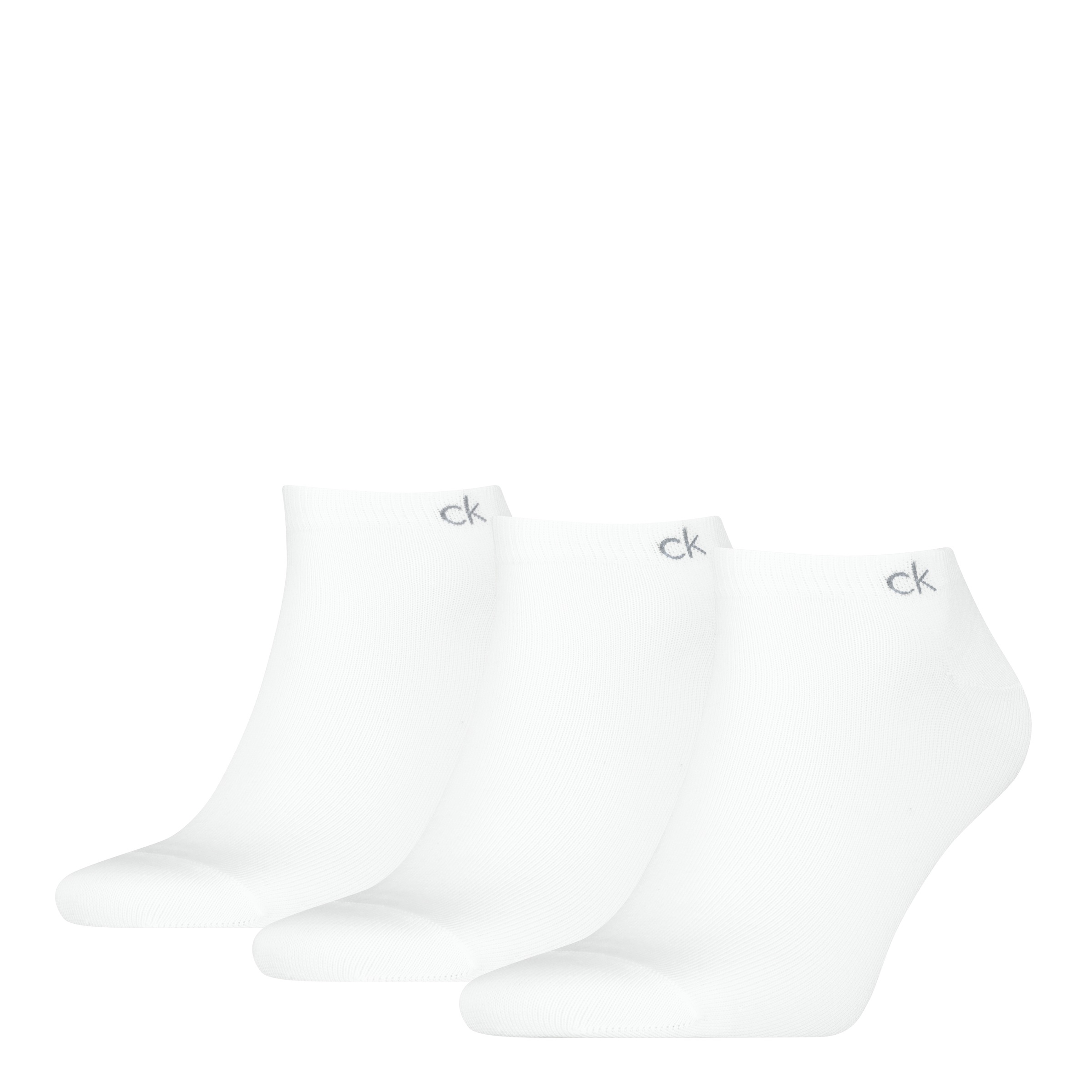 Image of Calvin Klein Sneakersocken "CK MEN SNEAKER" 3 Paar, mit kleinem Rippenbündchen, Cotton-Mix, elastisch