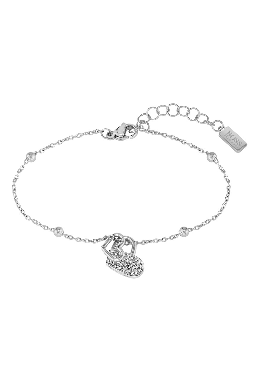 BOSS Armkette »Herz, Soulemate, 1580215«, mit Glasstein kaufen