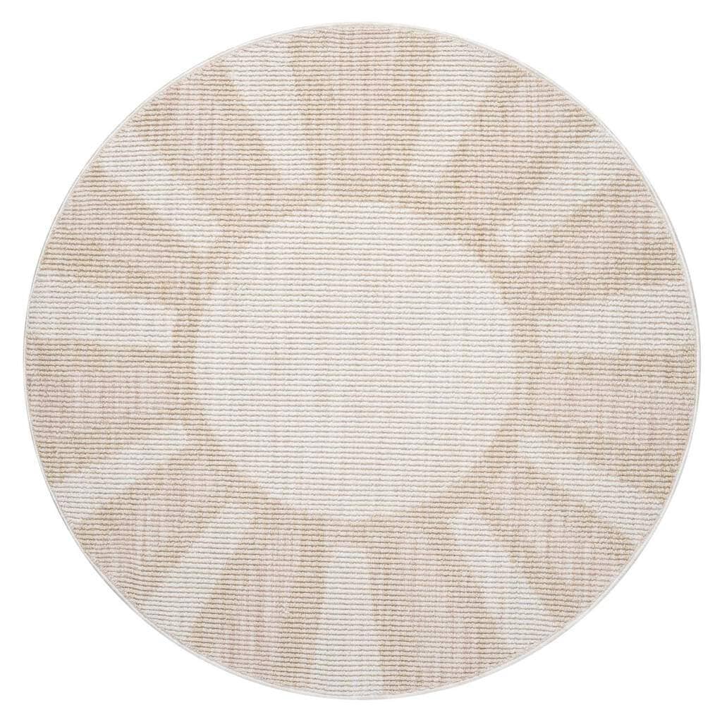 Carpet City Teppich »CLASICO 9152«, rund, 11 mm Höhe, Kurzflor, Hochtief-Muster, Boho, Wohnzimmer