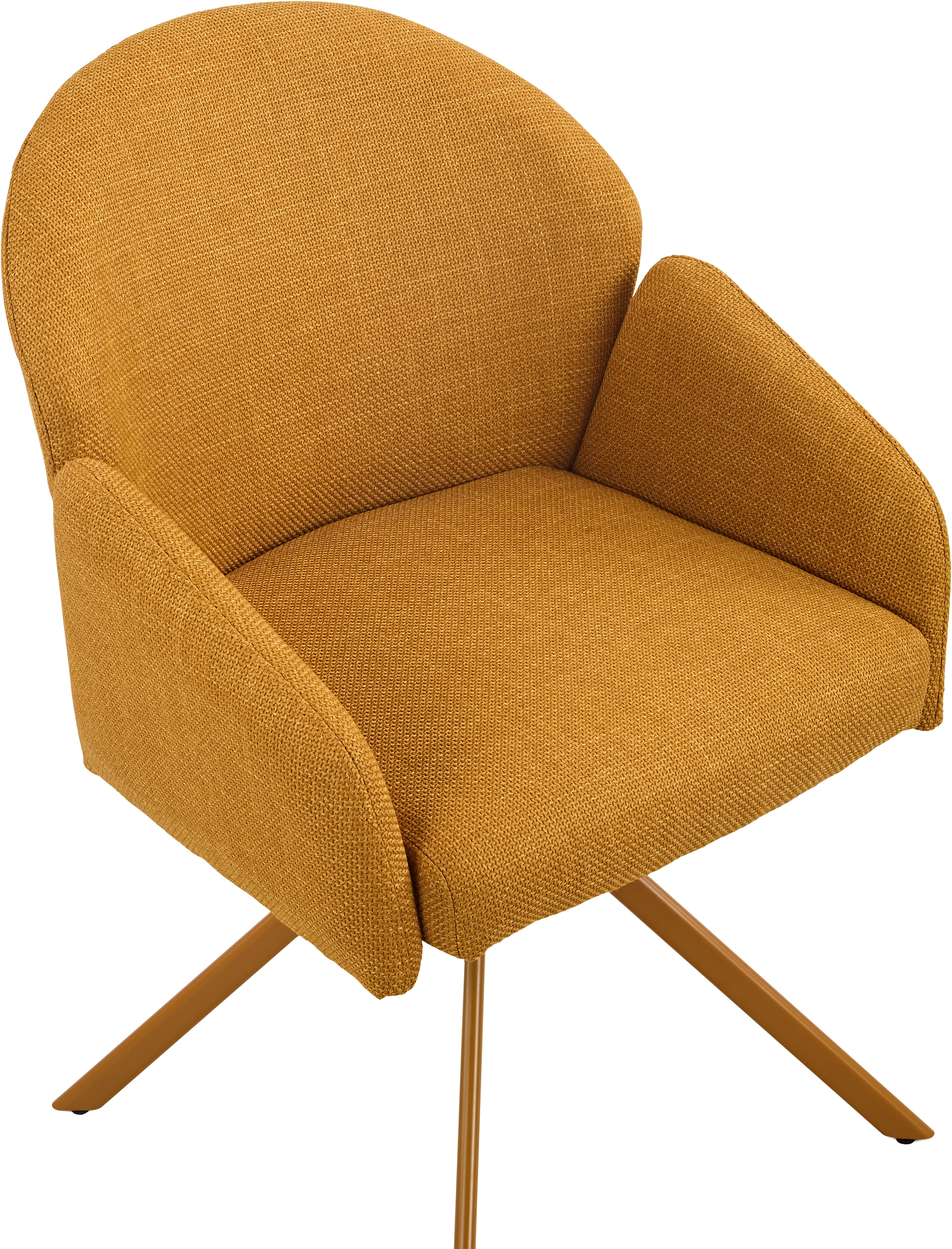 HELA Armlehnstuhl »HOLLY« (Set) 1 Stk.360° drehbar, Armlehnen, Gestell angepasst, Swing Back Komfortrücken