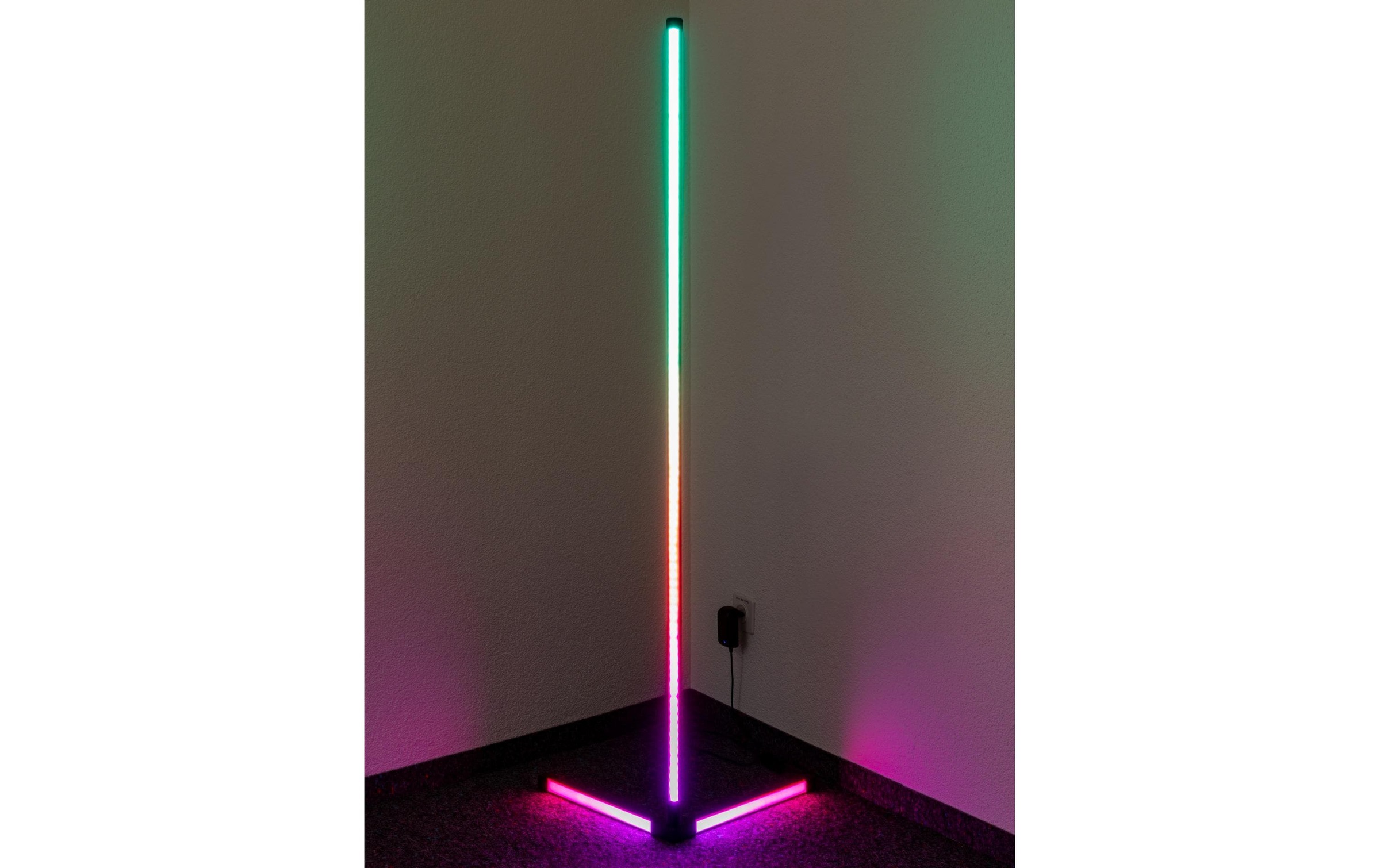 Stehlampe »FTM RGB schwarz 1.56m 27W«, 138 flammig