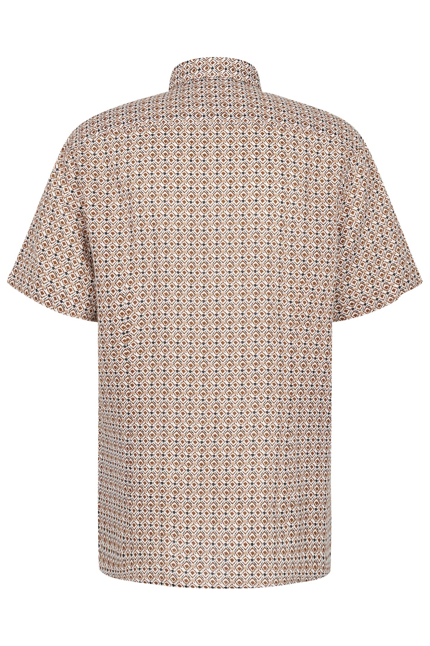 bugatti Chemise à manches courtes aus Leinen