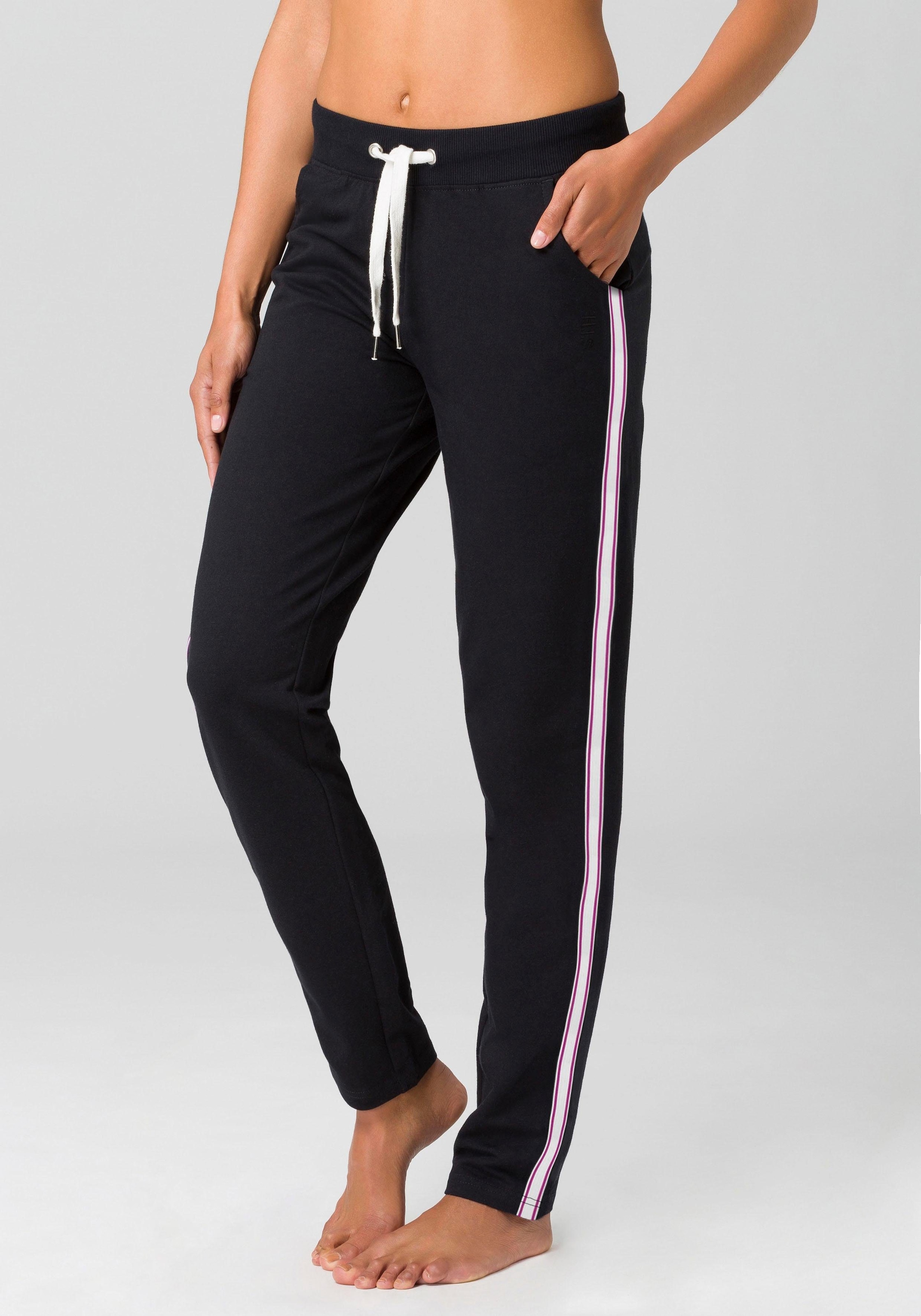H.I.S Homewearhose, -Loungehose mit seitlichen Streifen und Eingrifftaschen, Loungewear